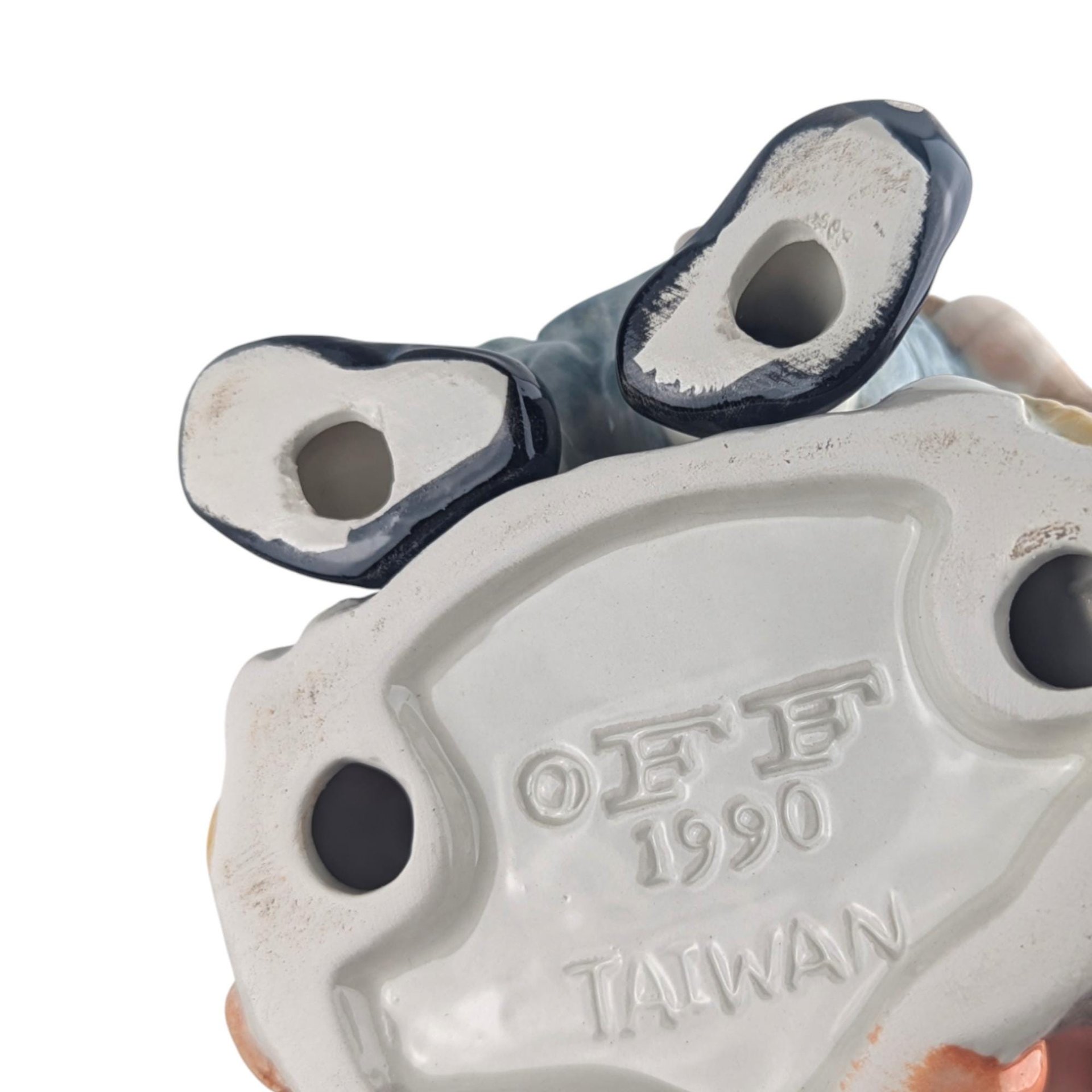 Vintage Fitz and Floyd Pilgrim Candle Holders: 1990 Thanksgiving Centerpiece