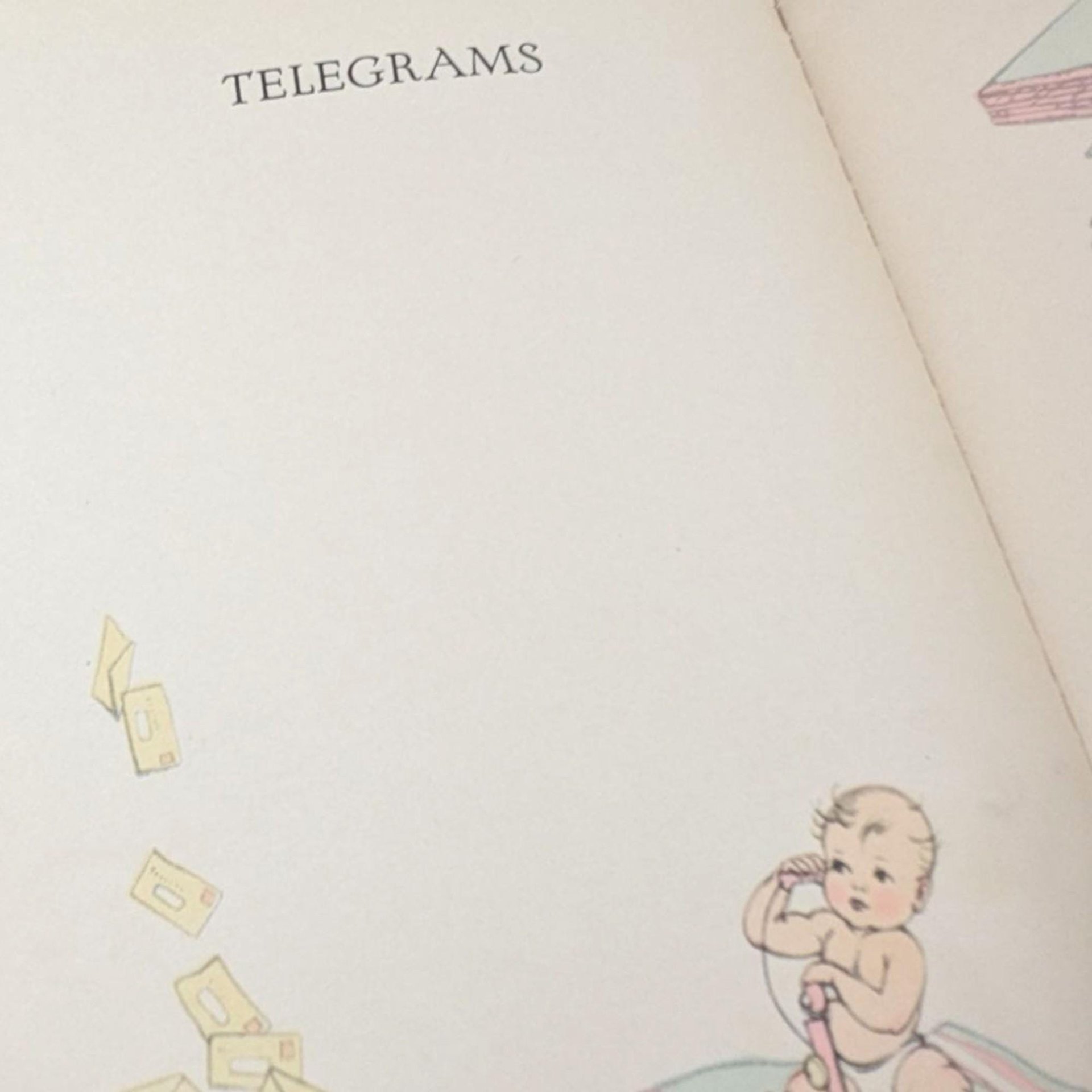 1934 "Story of Our Baby" Book: Vintage Art Deco Keepsake Journal