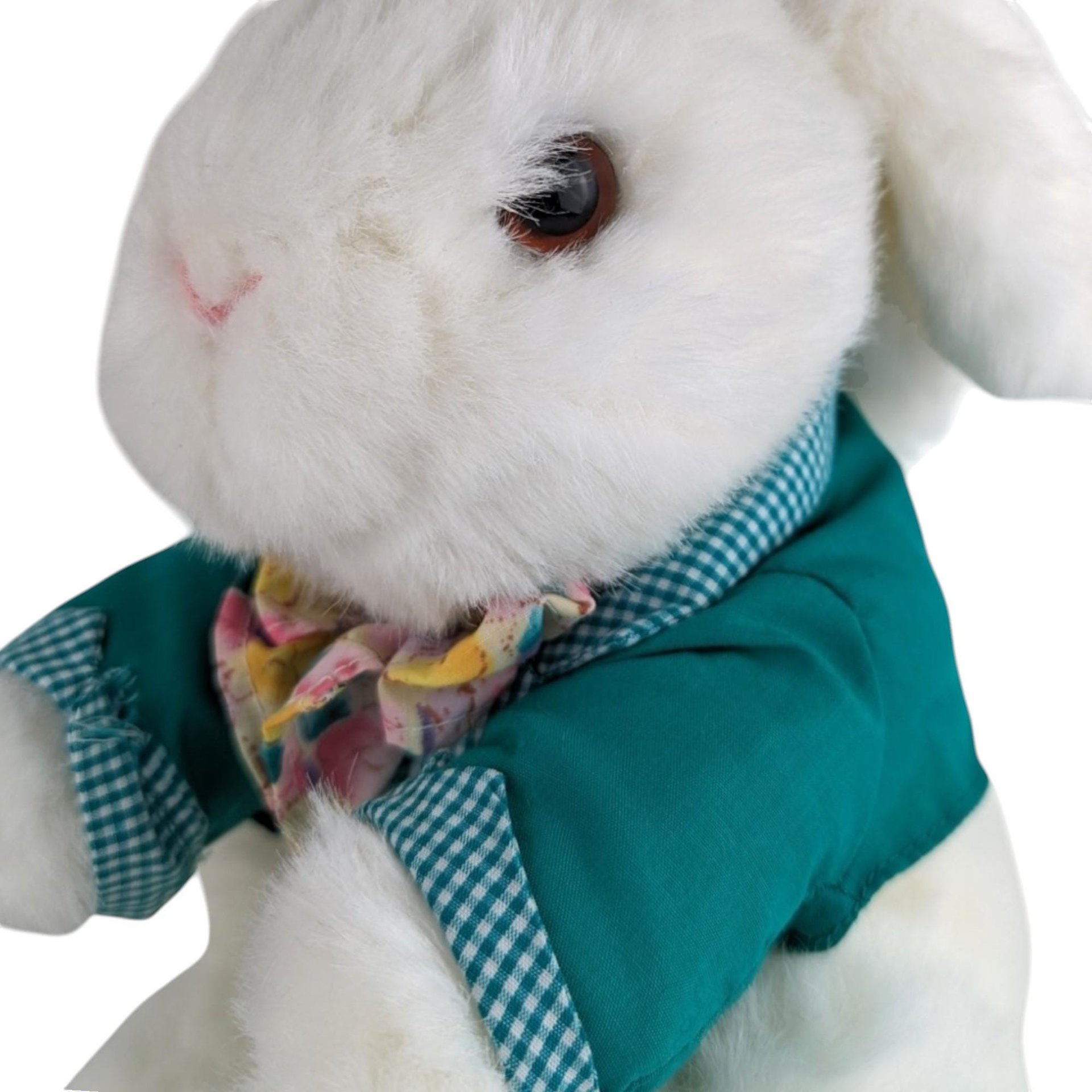 Vintage Dayton Hudson Bunny Plush: White Rabbit Stuffed Animal