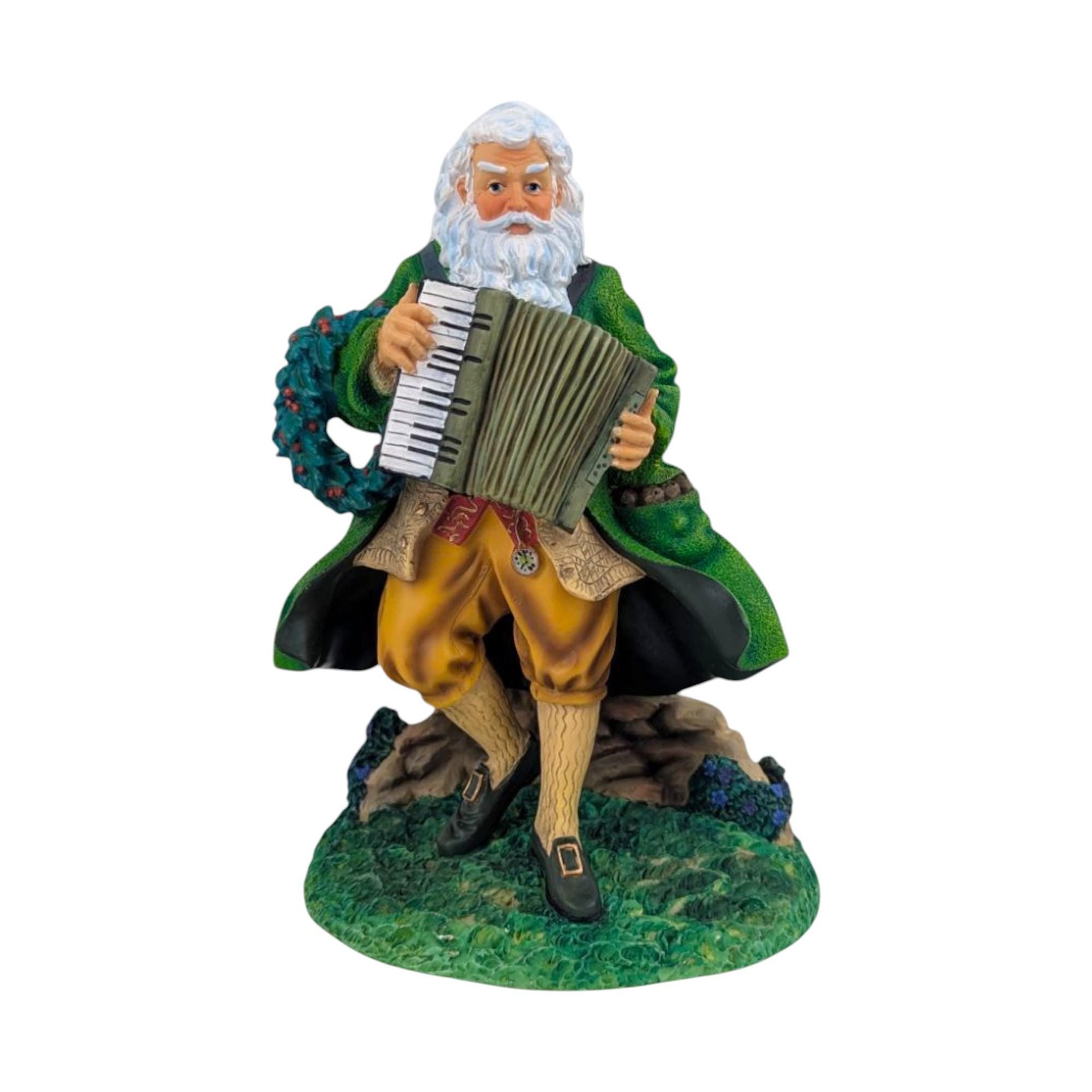 Vintage Pipka Santa Set: Russian and Irish Limited Edition Holiday Figurines