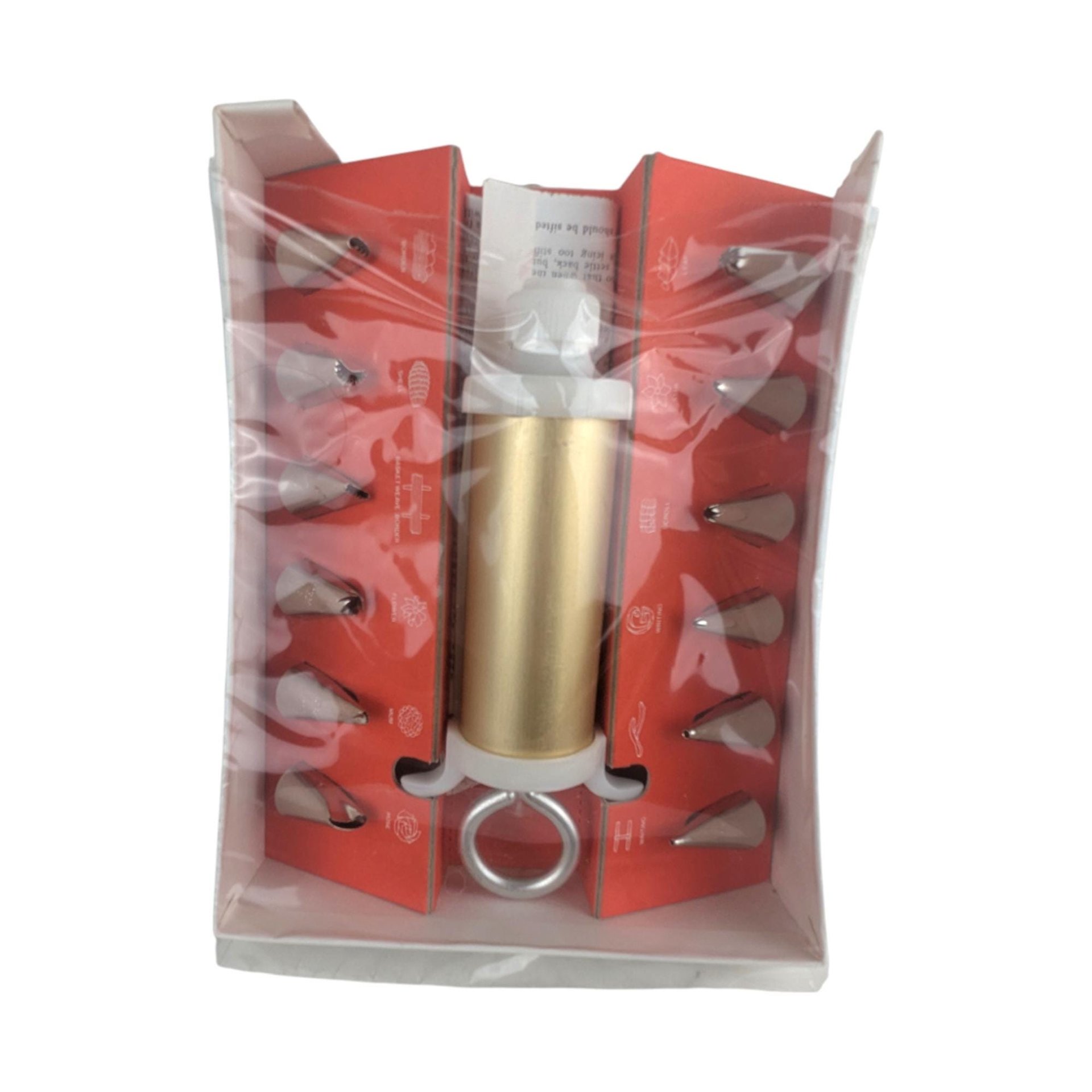 Vintage Ateco Cake Decorating Set: Pastry Syringe and Icing Tip Kit, Baking Tools