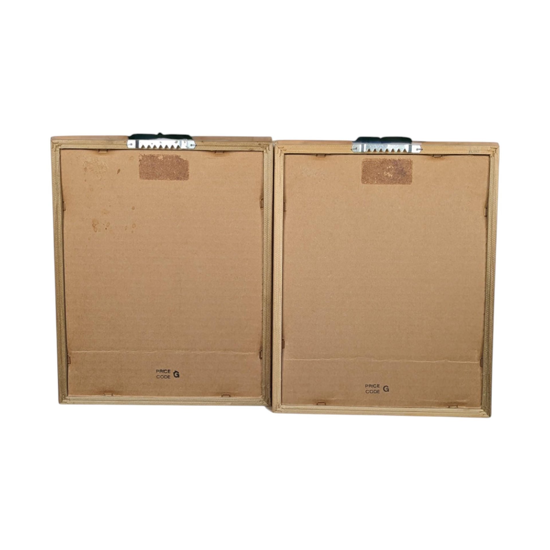 1930s Framed Children's Prints: Song of the Bluebird & Lark