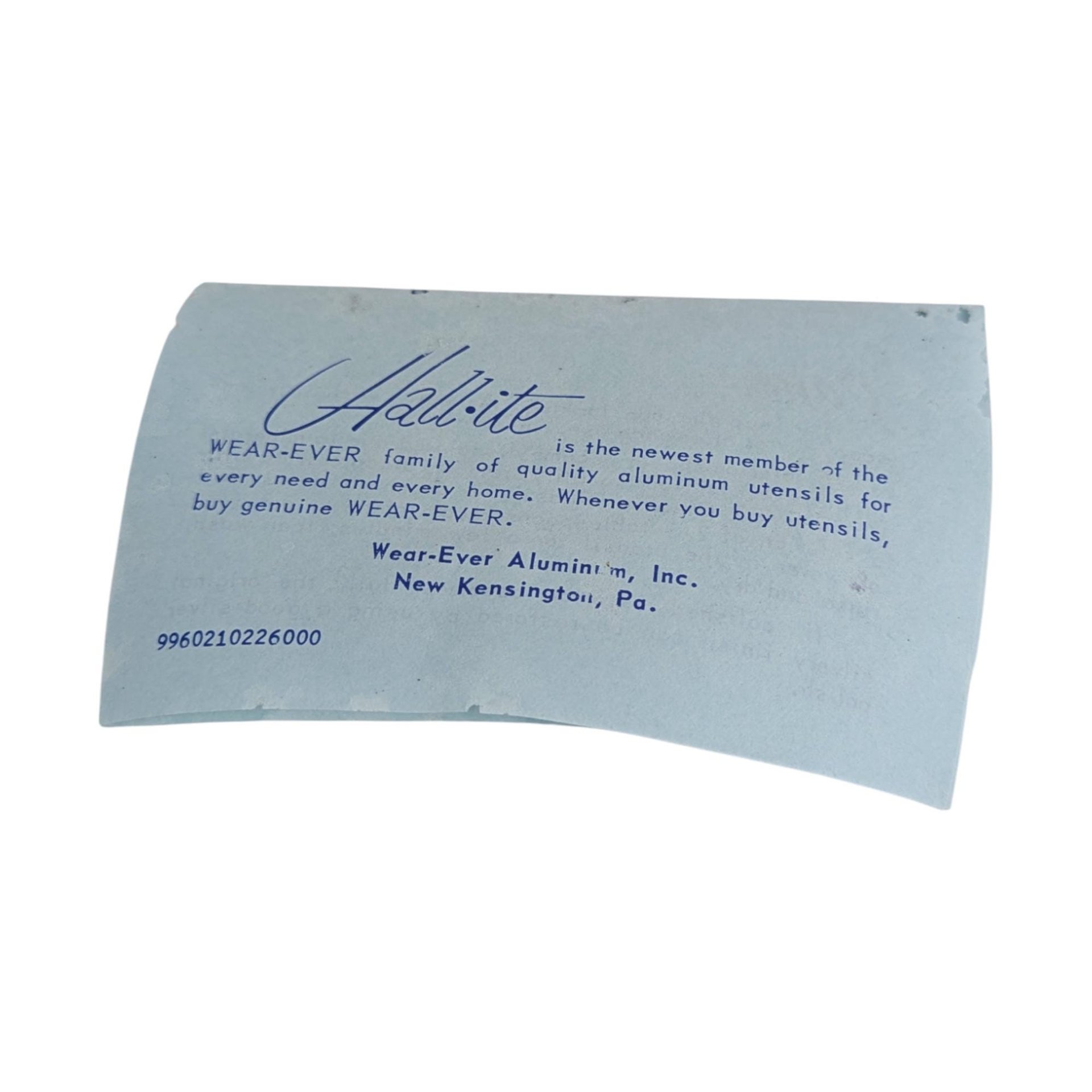 Vintage Hall-ite Sauce Pan with Lid: Wear-Ever Aluminum Cookware