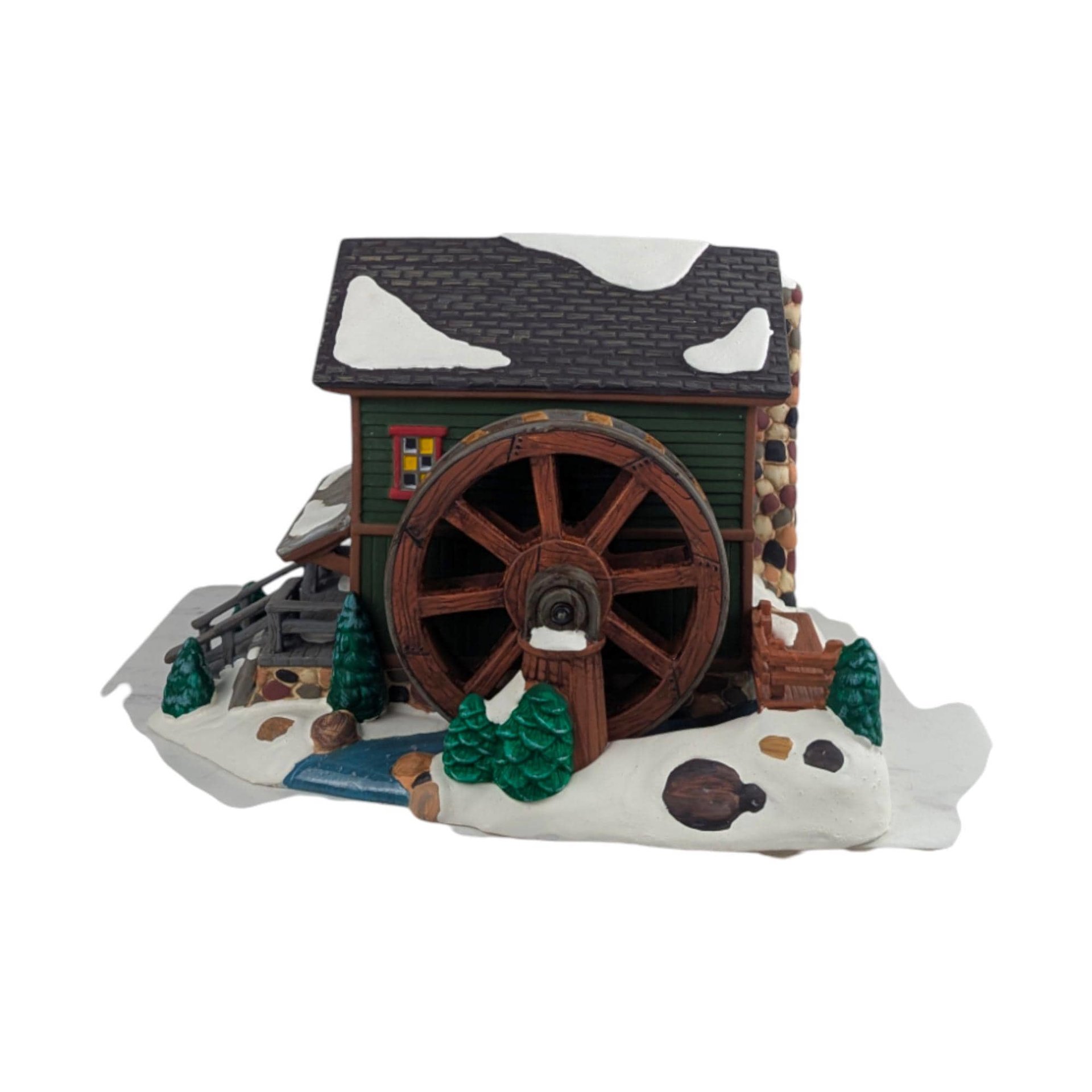 1999 Rock Creek Mill House: Dept 56 Snow Village Christmas Building