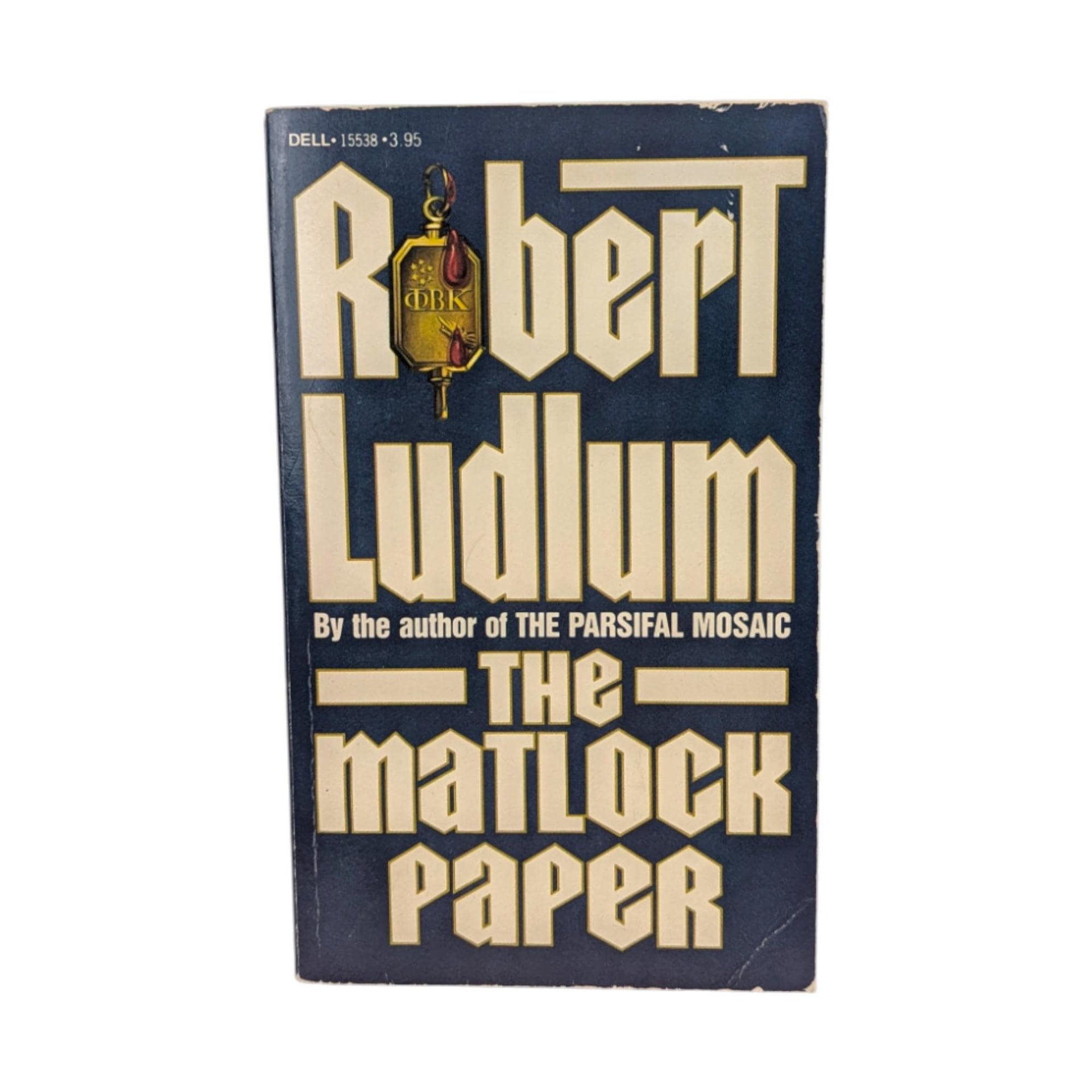 Vintage Robert Ludlum Paperback: Your Choice of Spy Thriller Novel