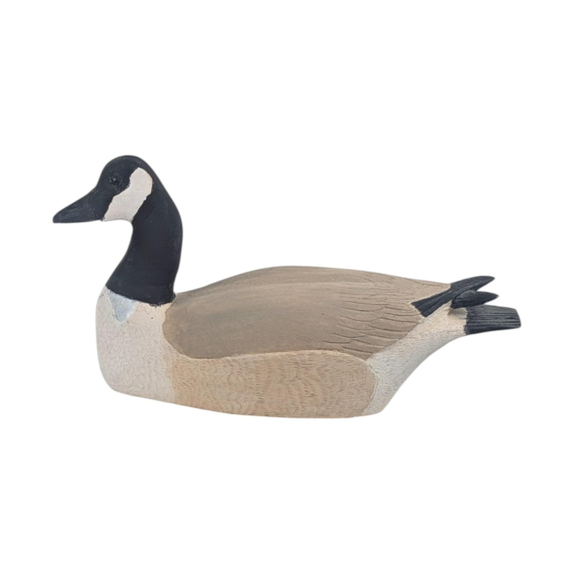 Vintage Carved Wood Ducks, Set of 2: Bill Wendlent Folk Art Bird Figurines