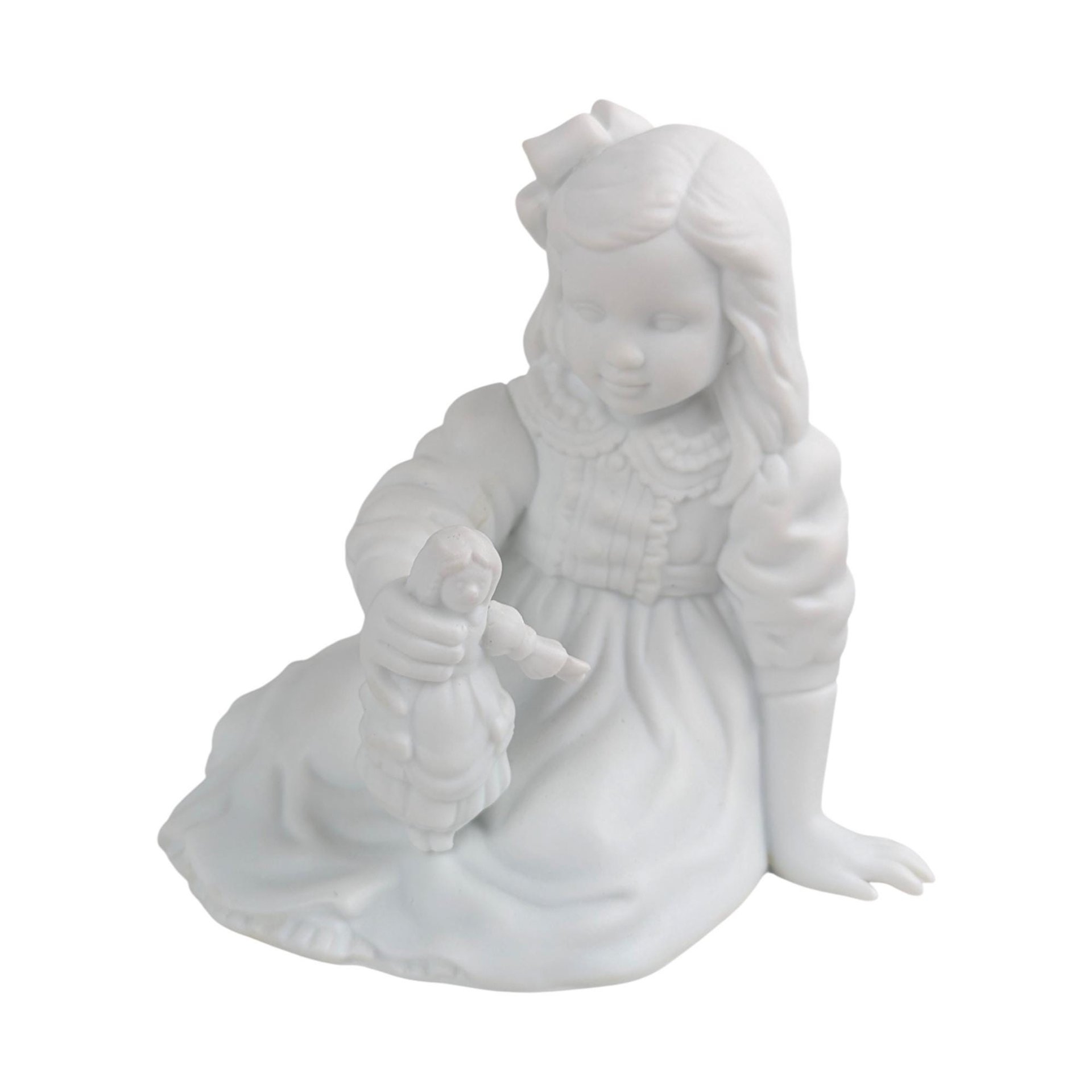 Vintage Dept 56 A Christmas Dollhouse: Winter Silhouette, 8-Piece Porcelain Figurine Set