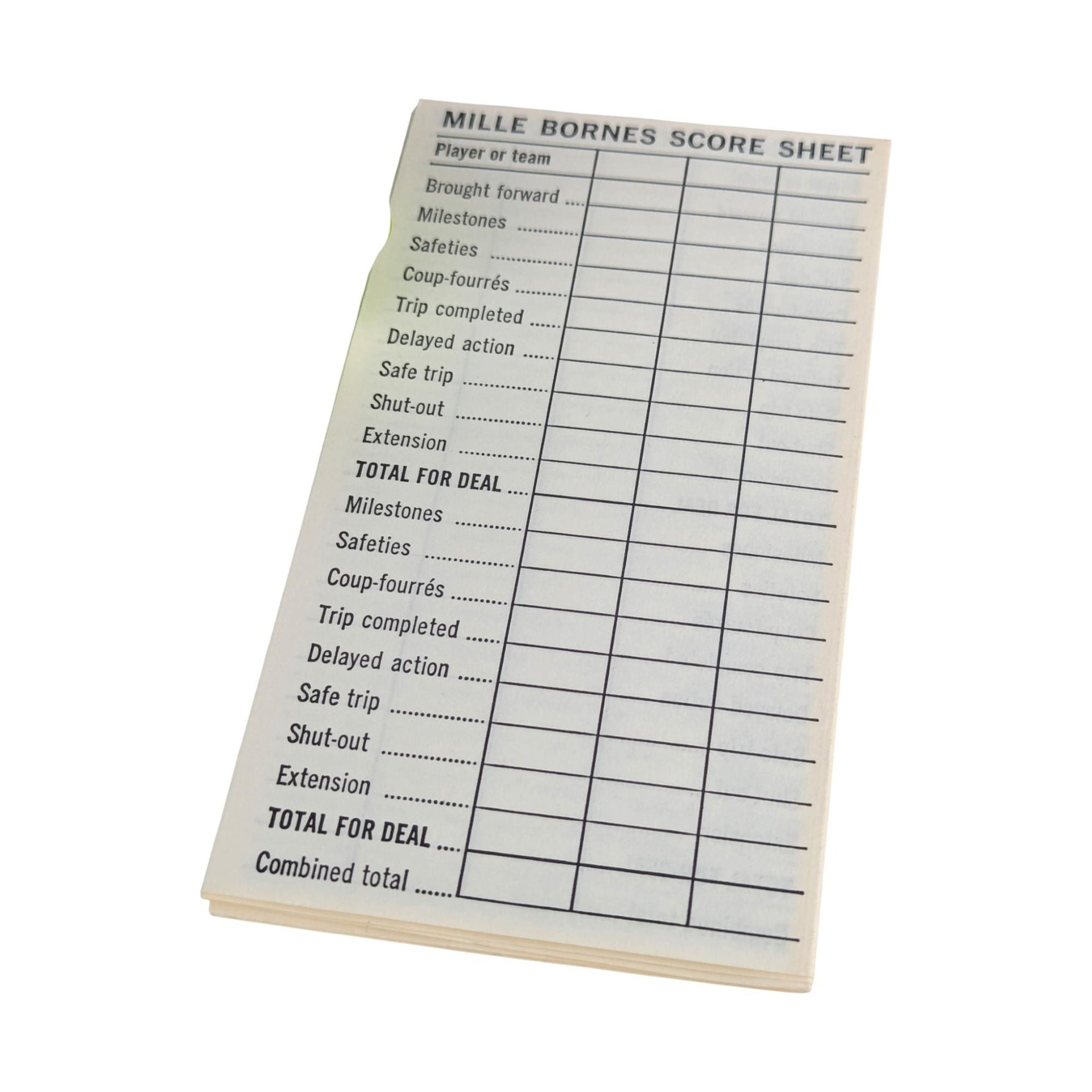 Vintage 1960s Mille Bornes Card Game: Parker Brothers French Auto Race Game