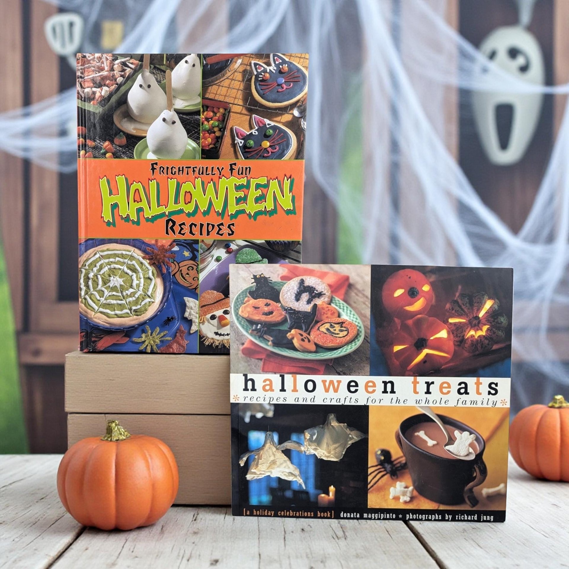 Vintage Halloween Cookbooks: Your Choice of Recipe Book