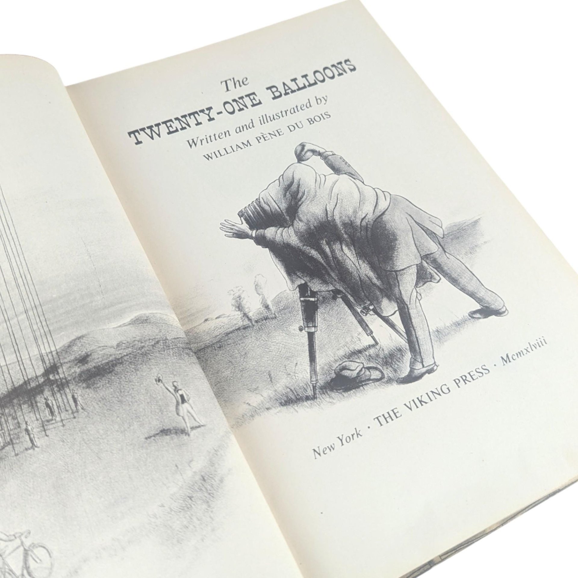 Vintage 1948 The Twenty-One Balloons: William Pène du Bois Newbery Winner