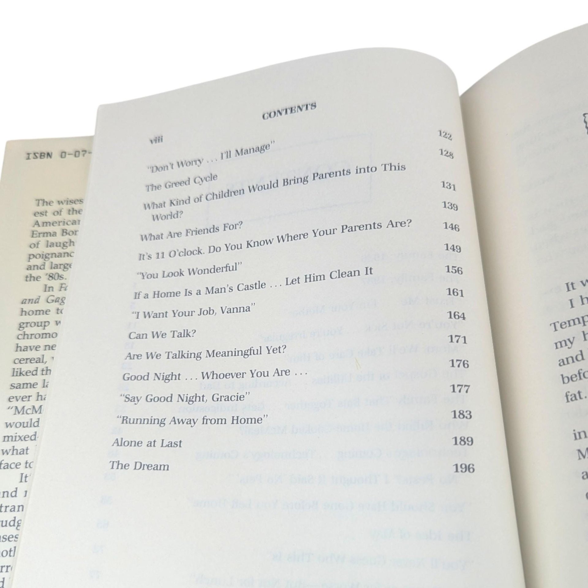 Vintage 1987 Family The Ties That Bind: Erma Bombeck Humor Book