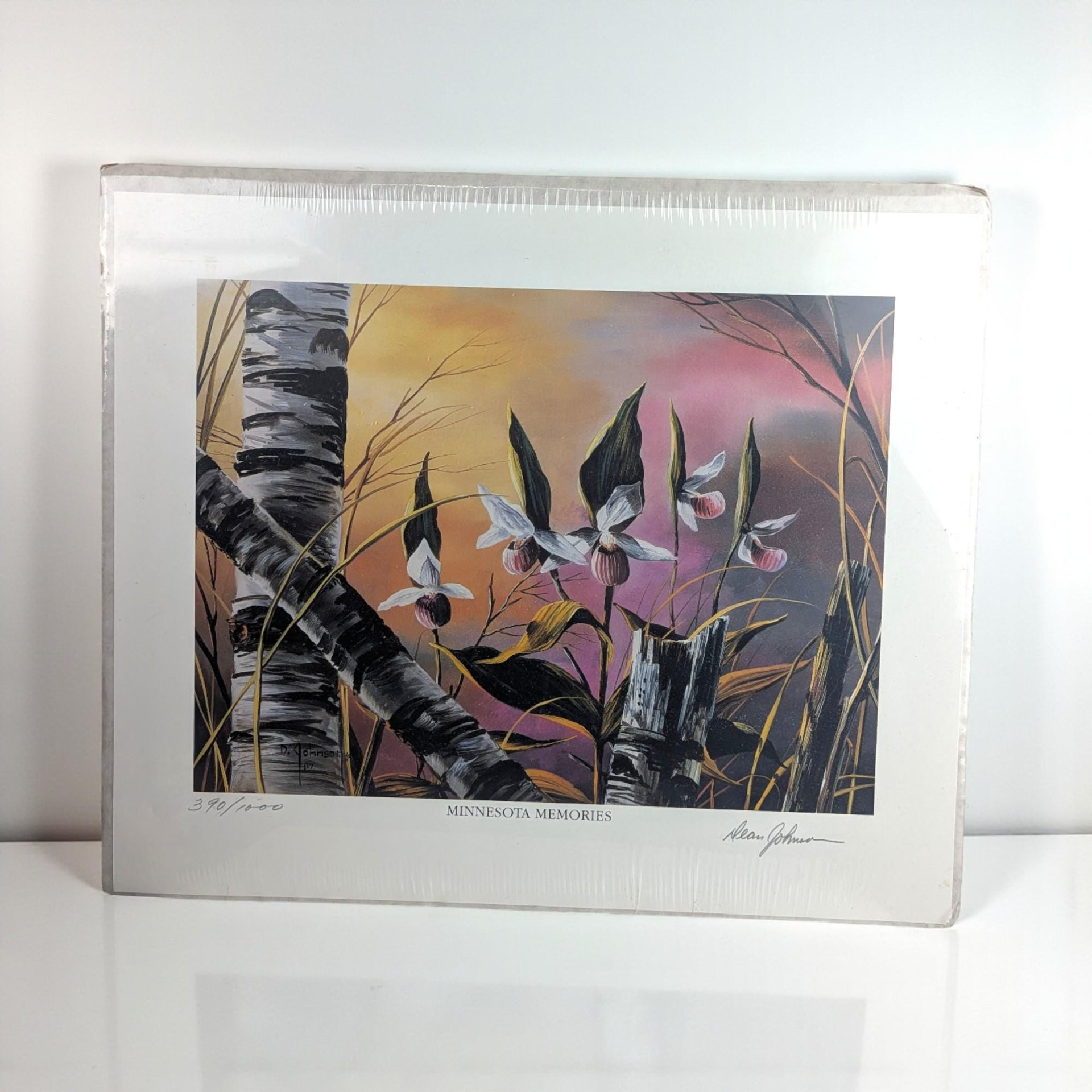 Vintage Dean Johnson Minnesota Memories Art Print: Numbered 390/1000 Nature Scene