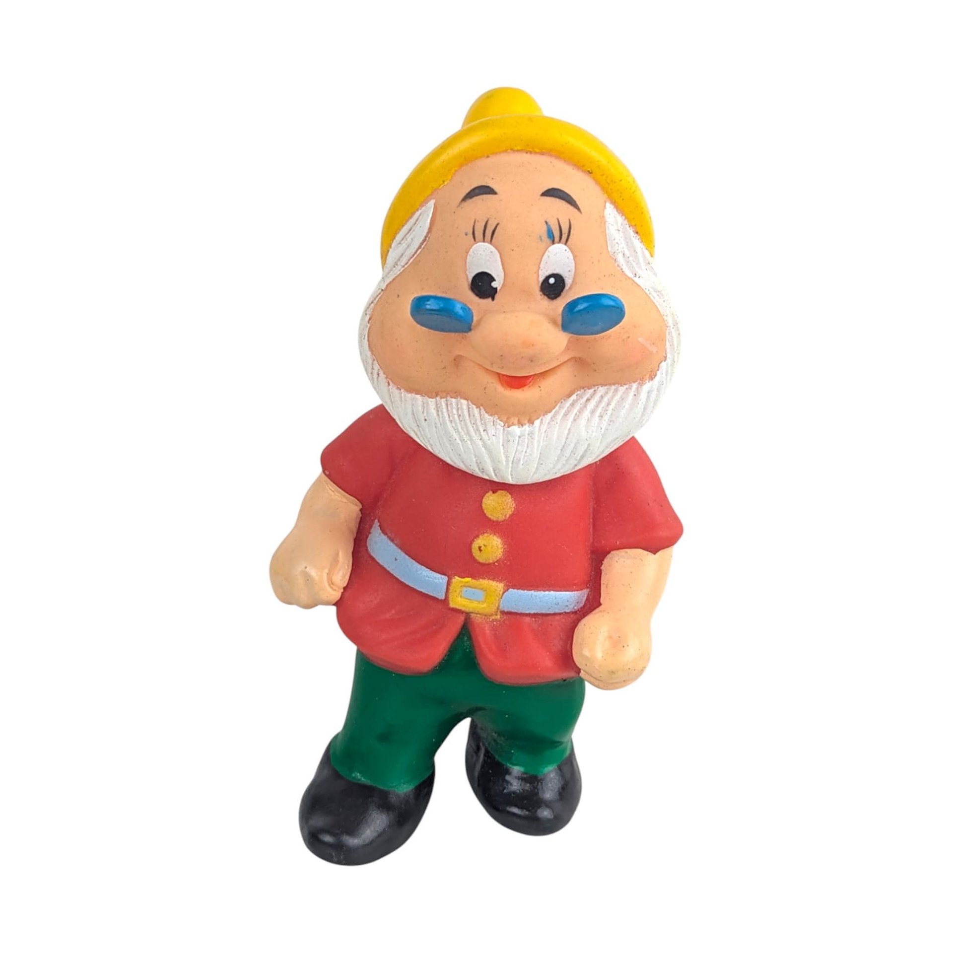 Vintage Seven Dwarfs Figure Your Choice: Disney Snow White Squeak Toy Collectible