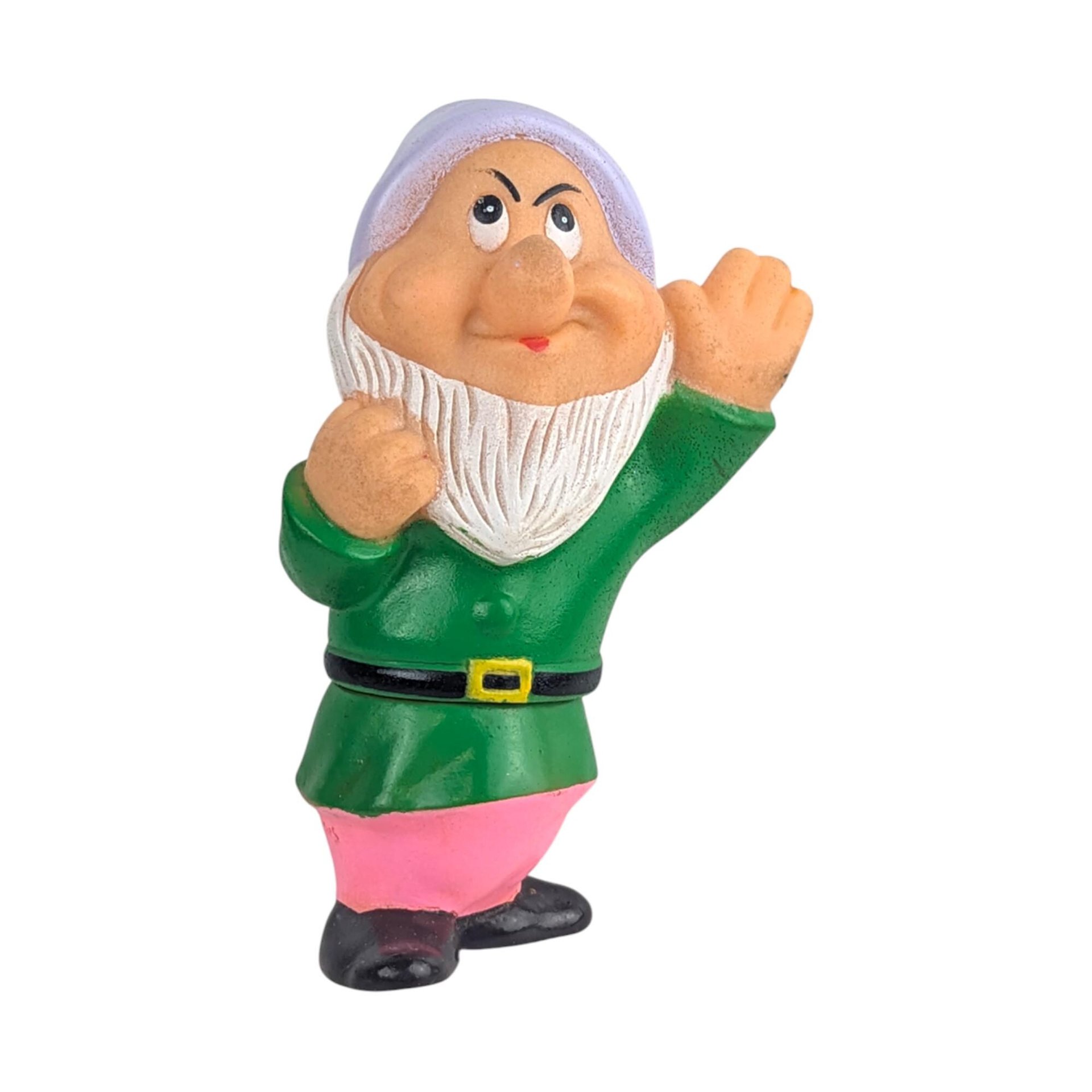 Vintage Seven Dwarfs Figure Your Choice: Disney Snow White Squeak Toy Collectible