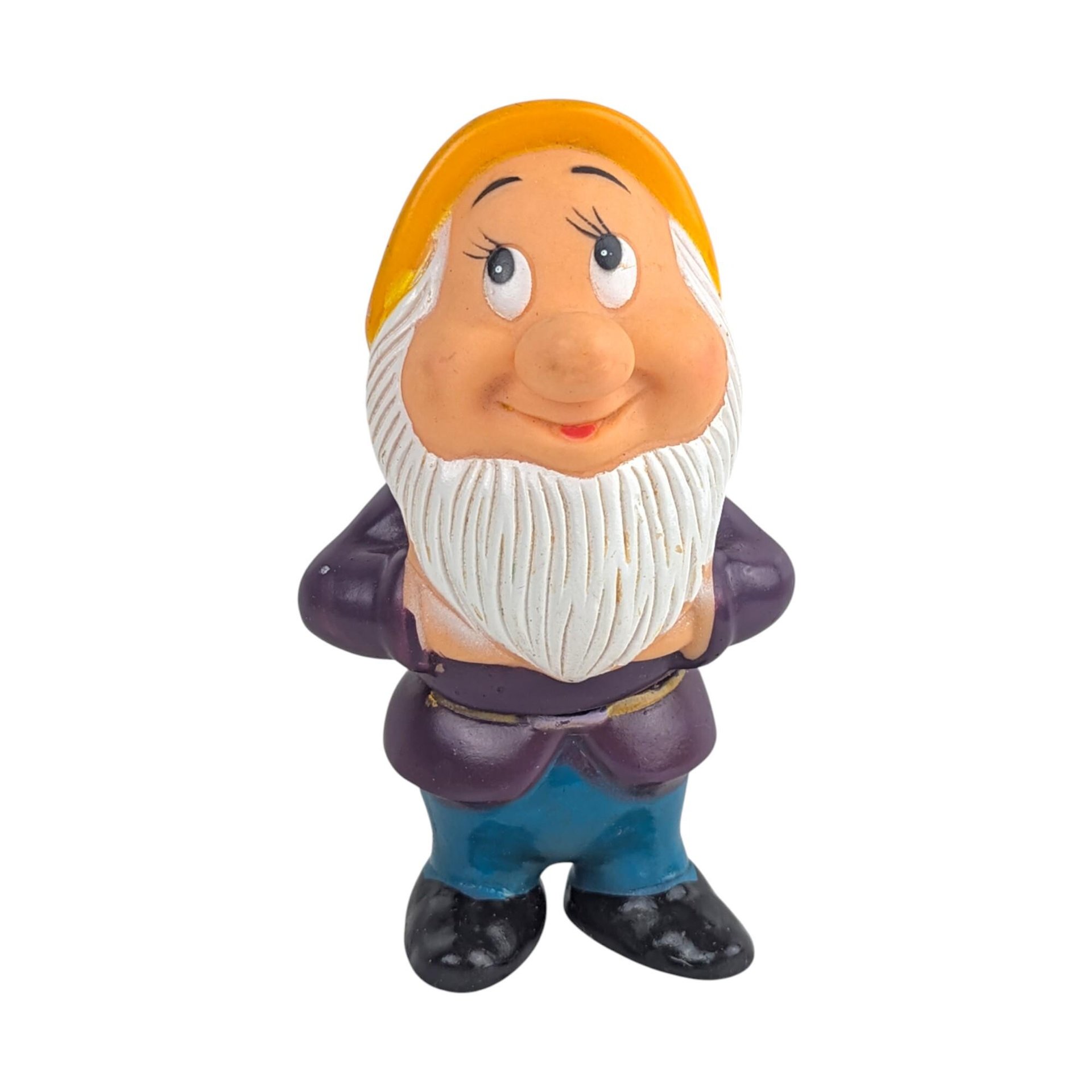 Vintage Seven Dwarfs Figure Your Choice: Disney Snow White Squeak Toy Collectible