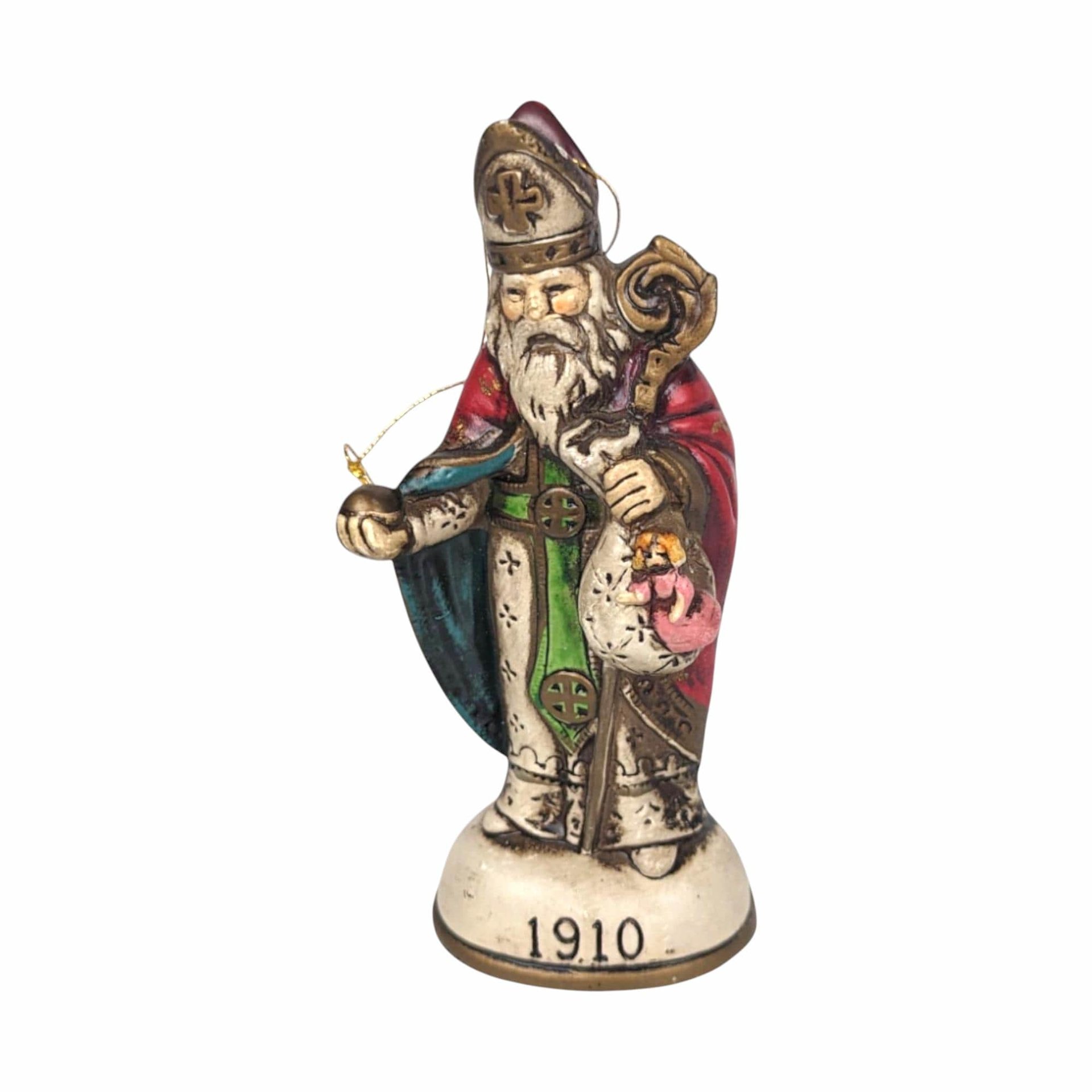 Vintage Santa Claus Ornament Your Choice: Enesco Silvestri St Nicholas Figure