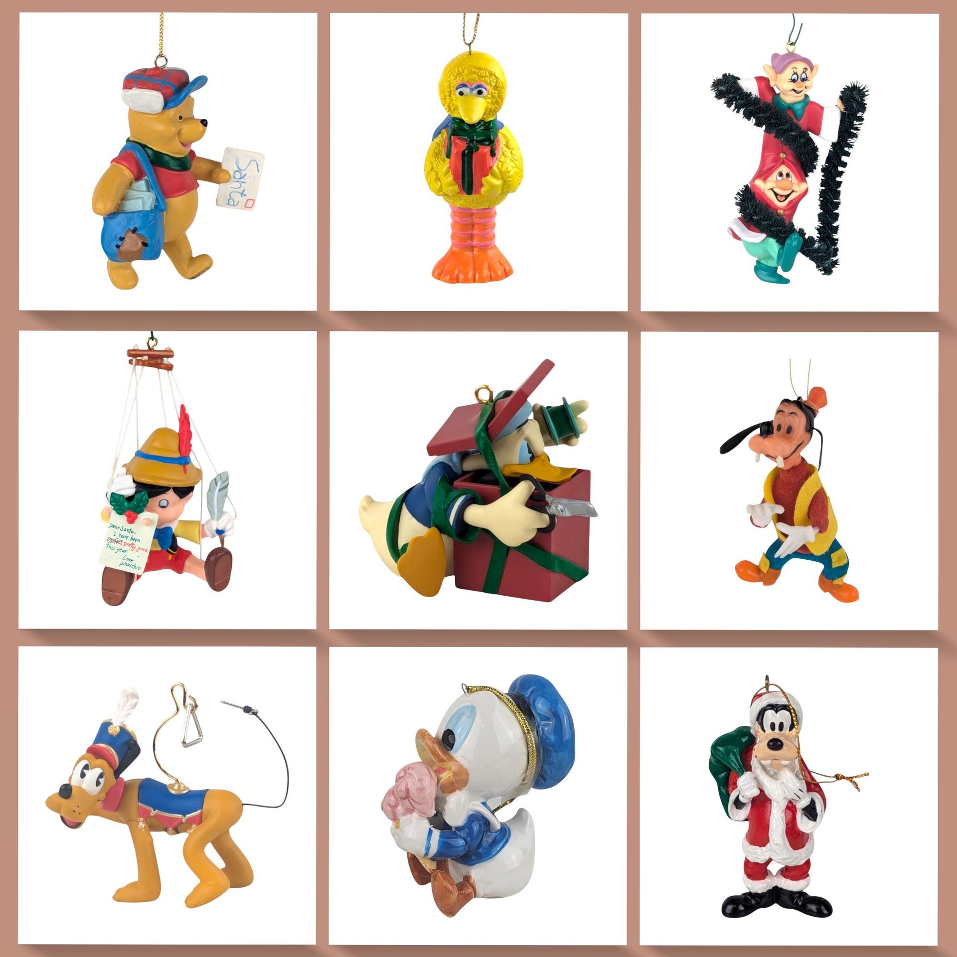 Vintage Character Ornament Your Choice