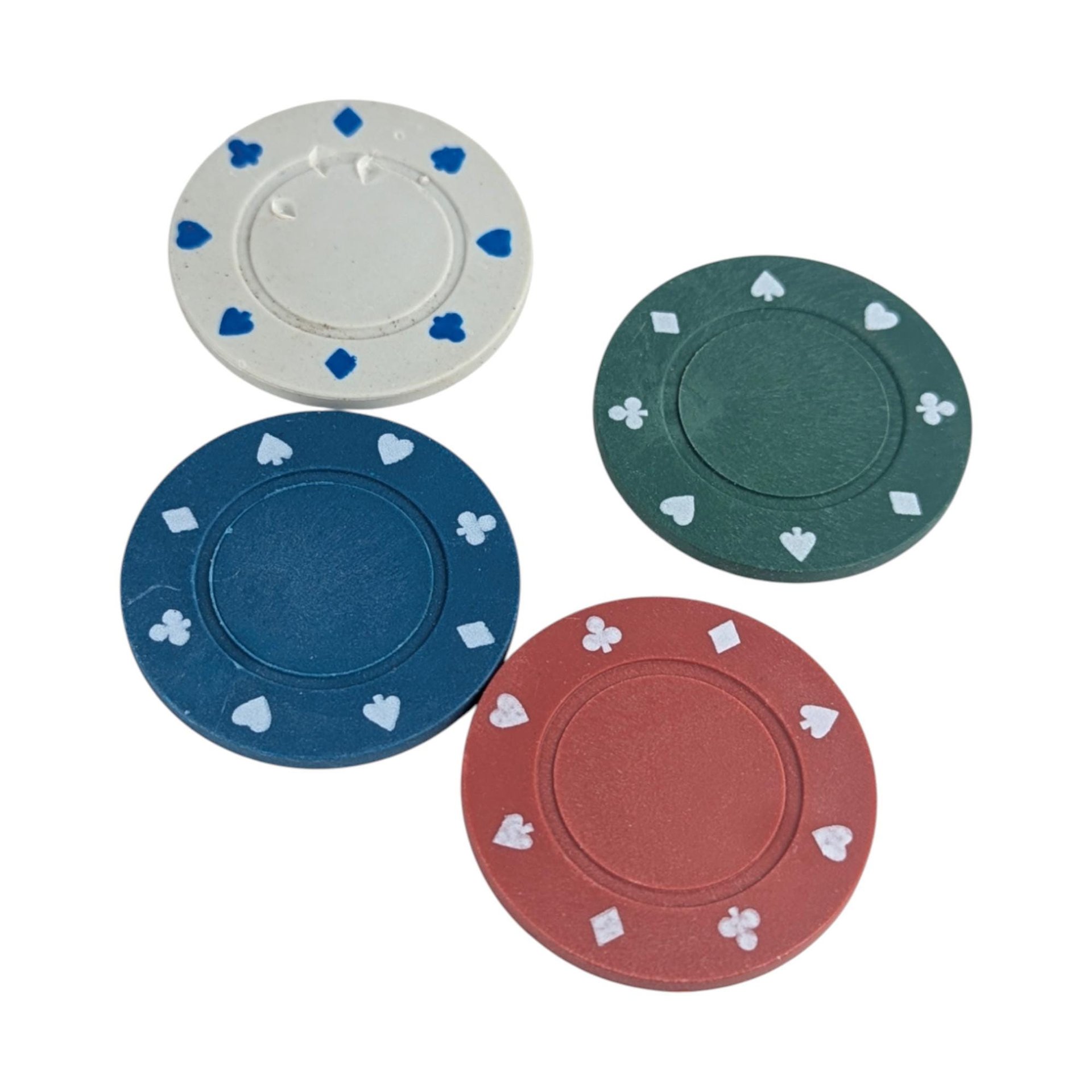 Vintage 1970s Rotating Poker Chip Caddy: Wood and Brass Carousel Game Set