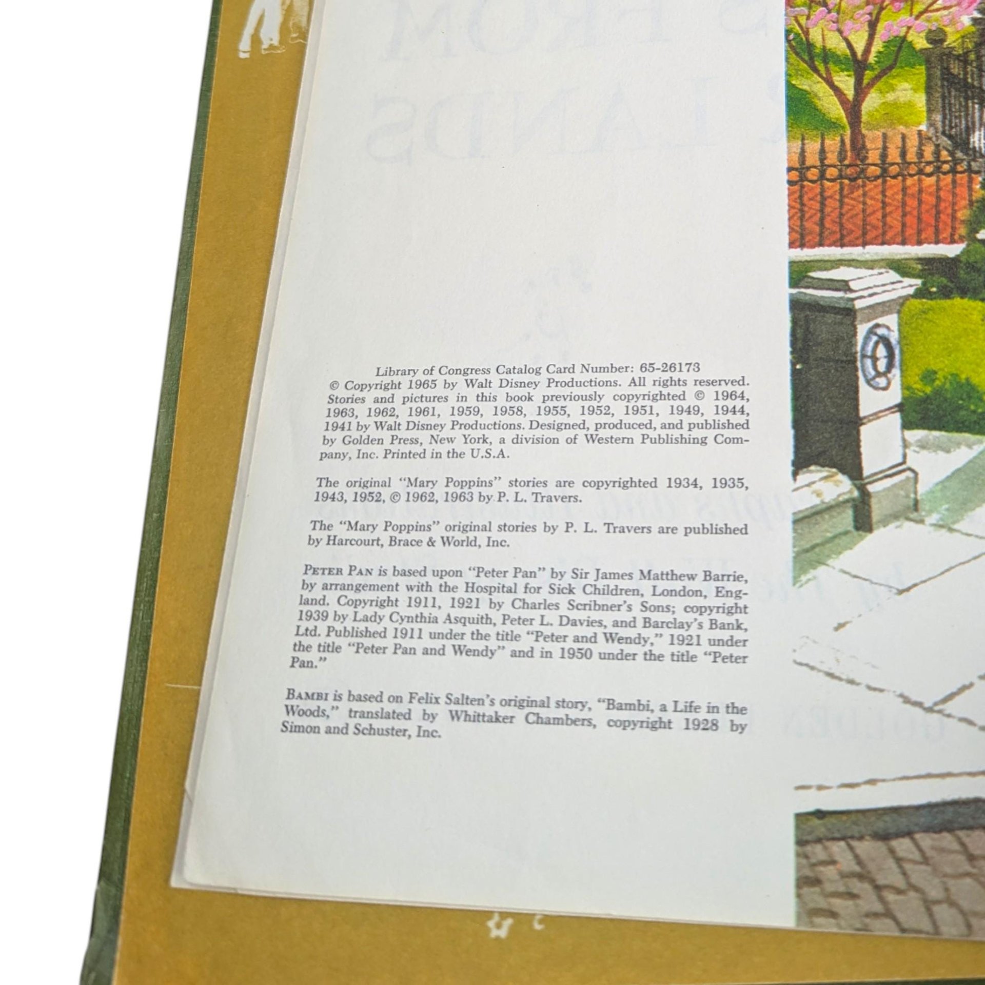 Vintage 1965 Walt Disney's Stories From Other Lands: Wonderful Worlds of Disney Book