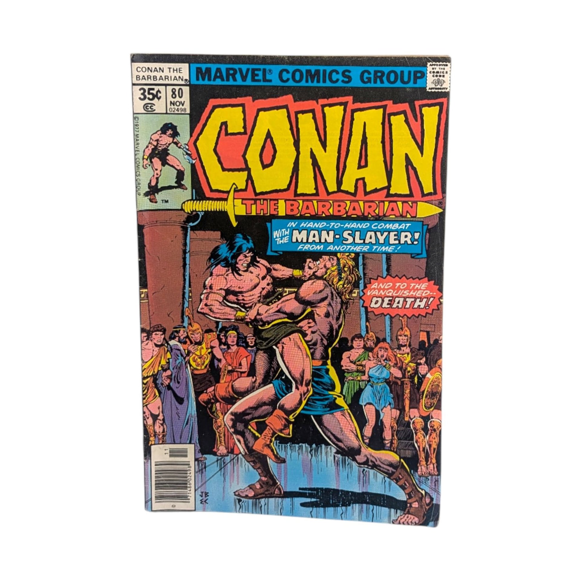 Vintage 1977 Conan the Barbarian Comic Lot: Marvel Comics Issues 73-80, Bronze Age