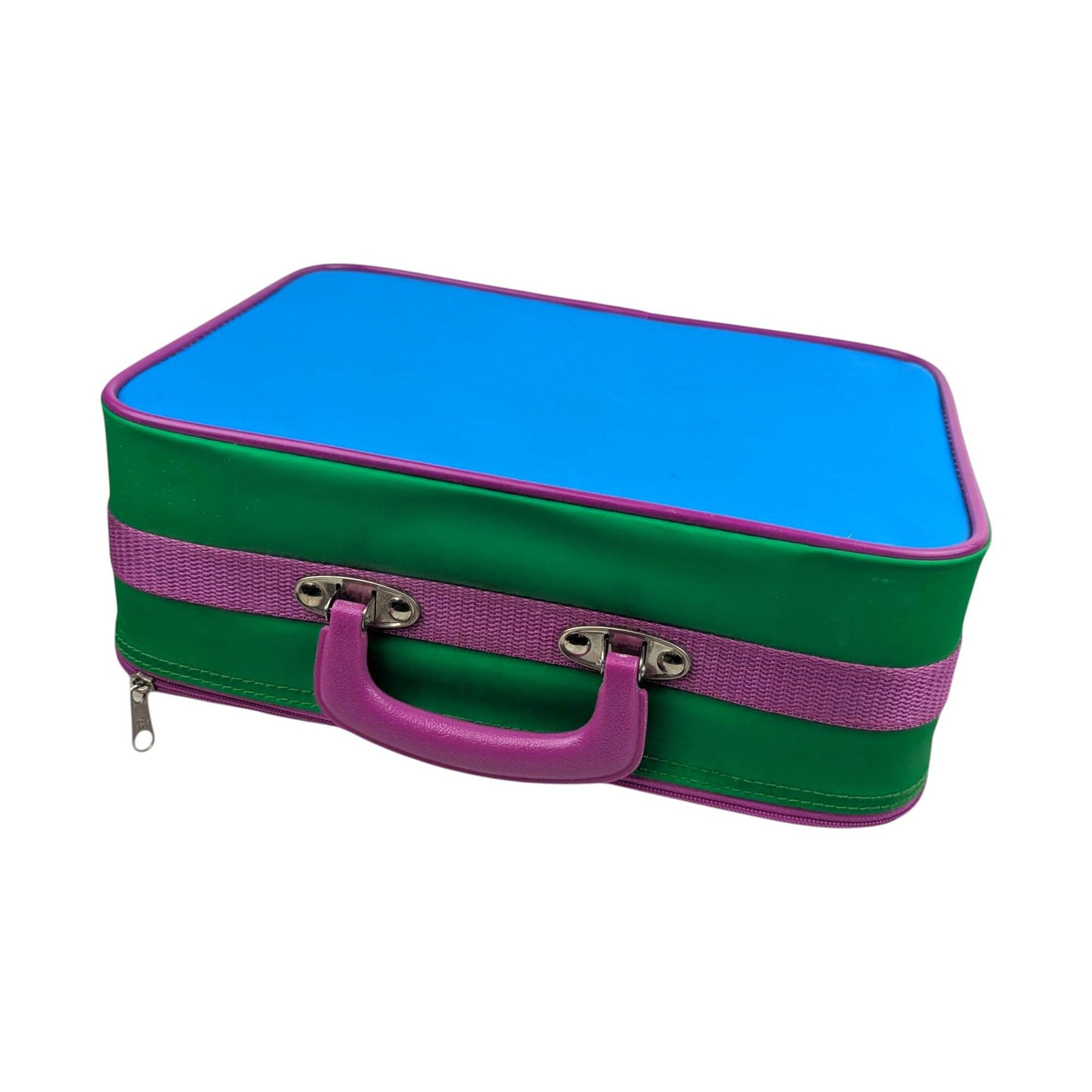 Vintage 1993 Barney & Baby Bop Suitcase: The Lyons Group Kids Luggage