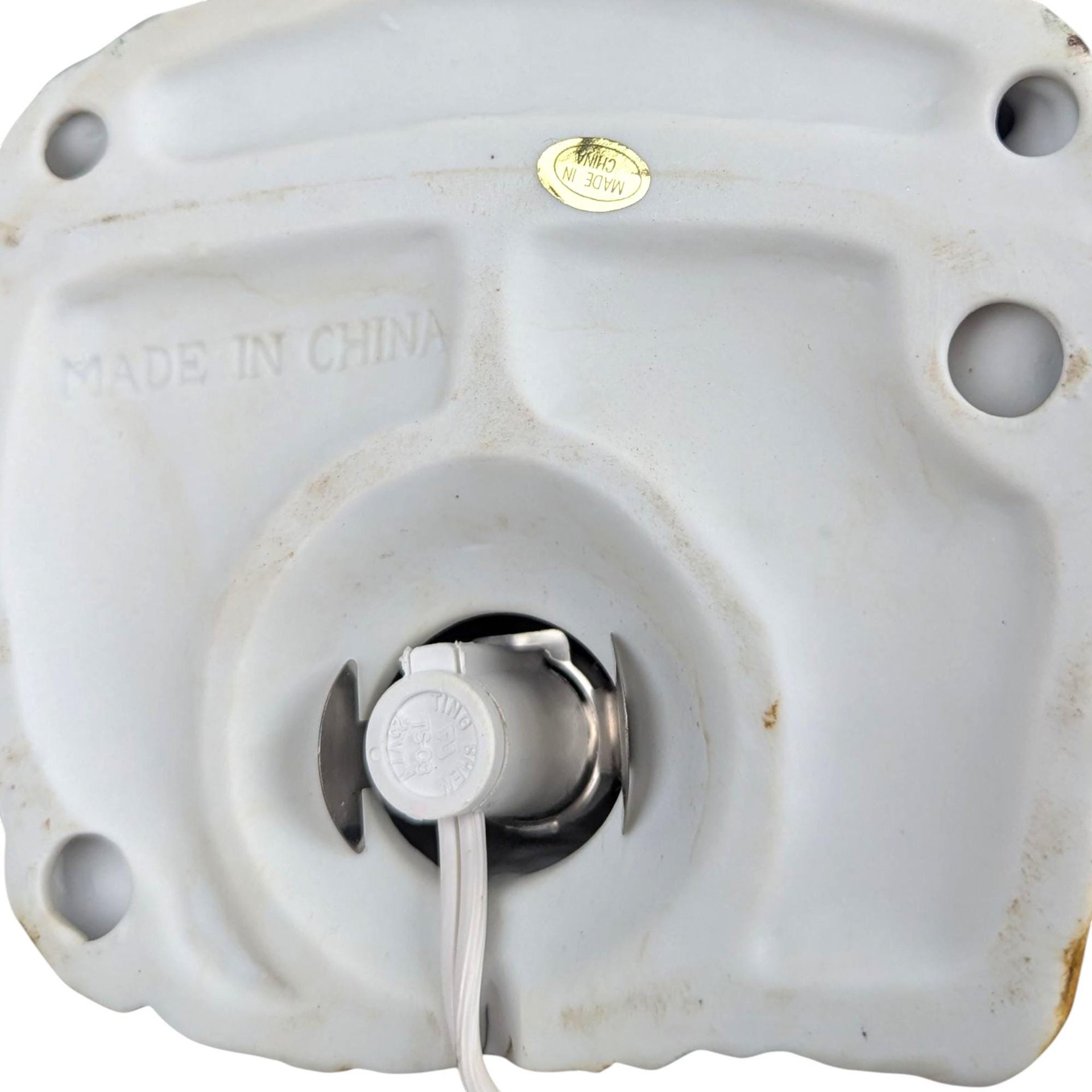 Vintage Light-Up Halloween Village Deli: Spooky Town Monster Figurine