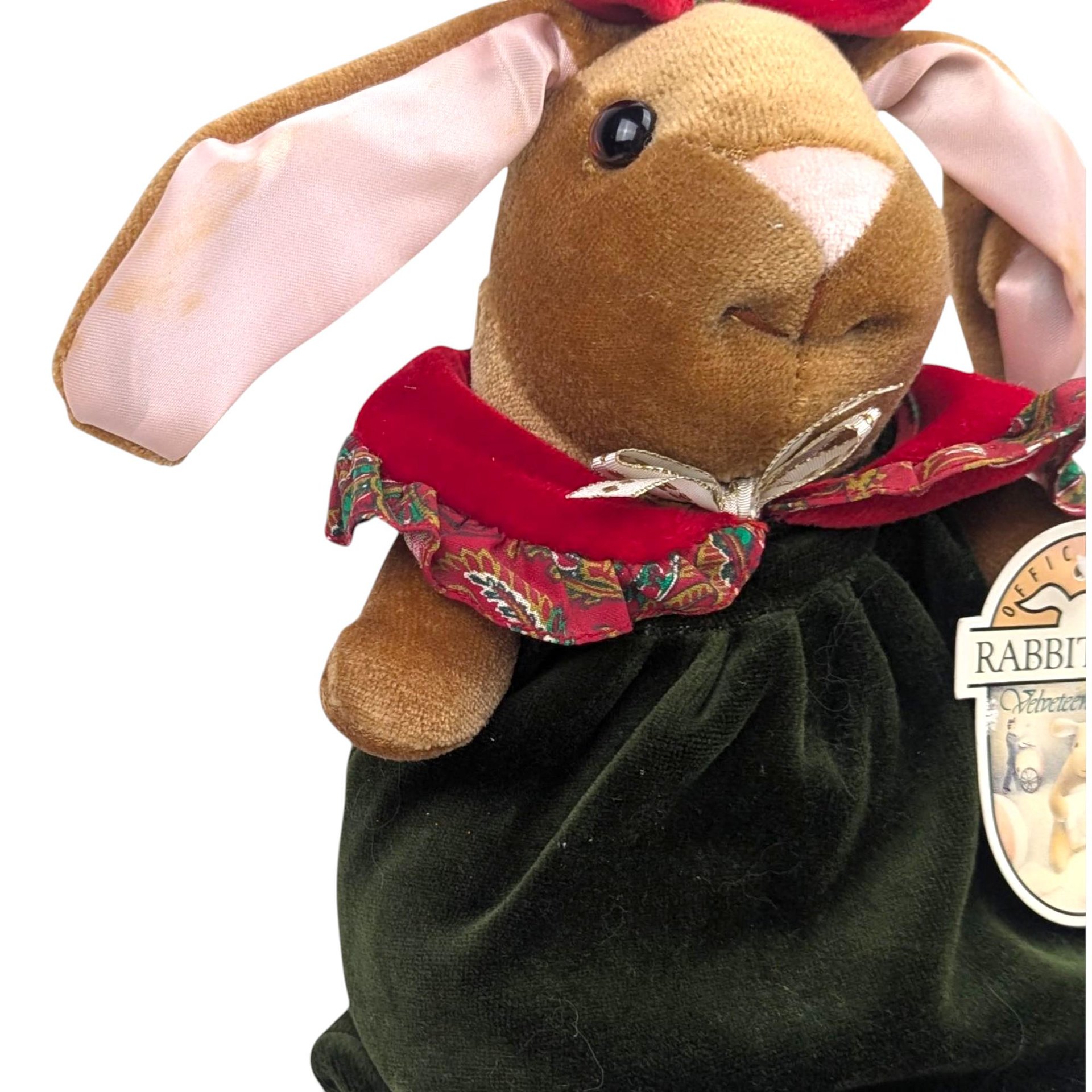 Vintage 1985 Velveteen Rabbit Plush: Rabbit Ears Storybook Classics Toy