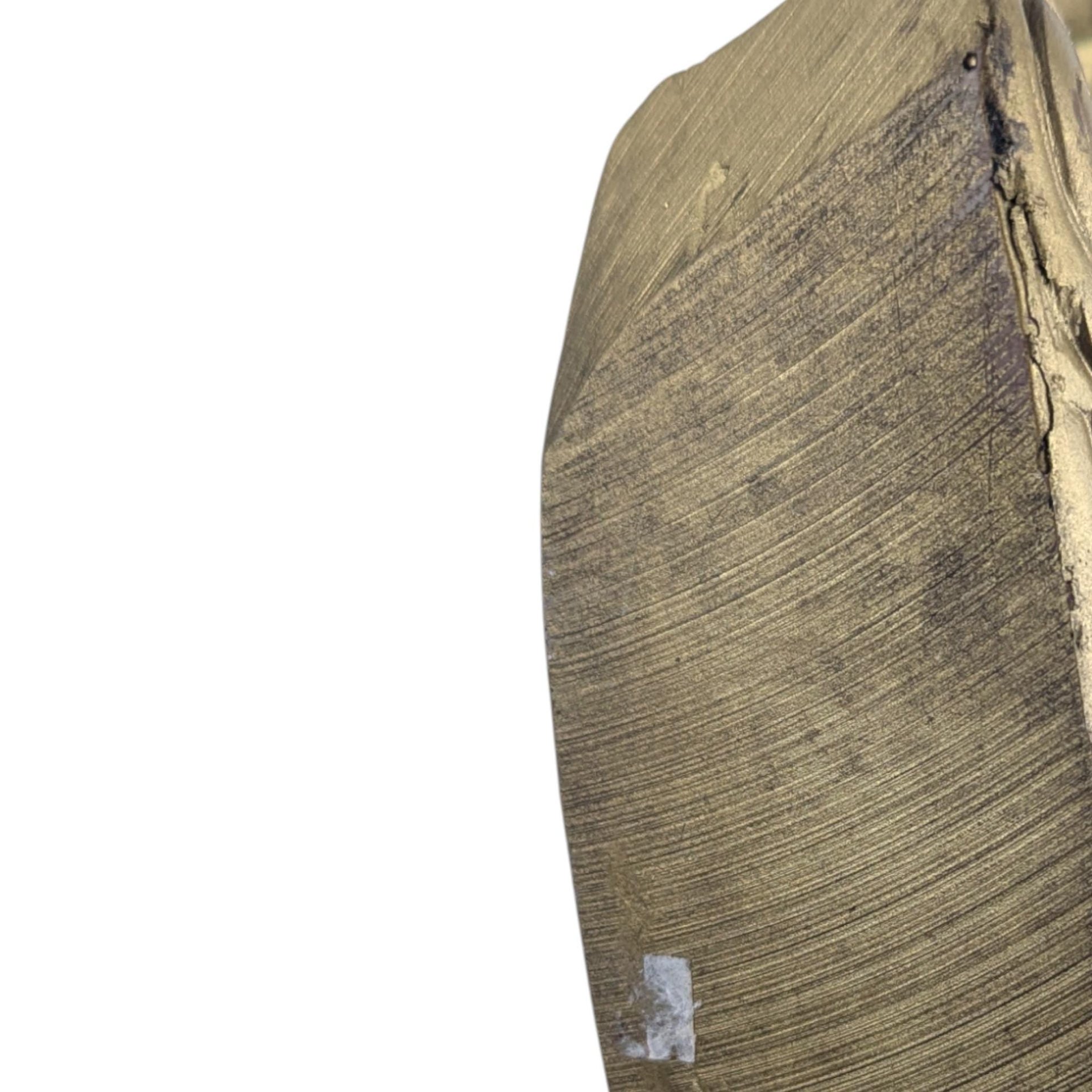 Vintage Guan Yu Statue: Chinese Warrior on Horseback, Gold Resin Figurine