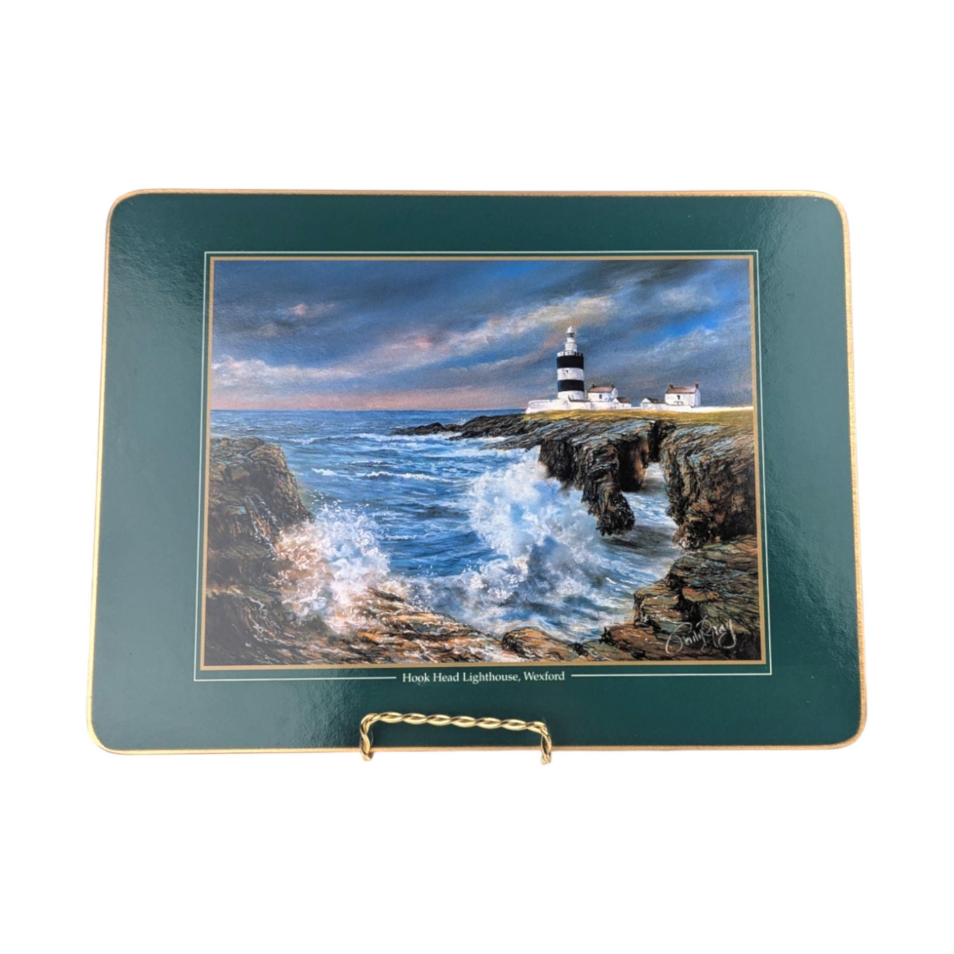 Vintage Irish View Placemat Set: John Hinde Ltd., Cork Back Table Mats, Set of 6