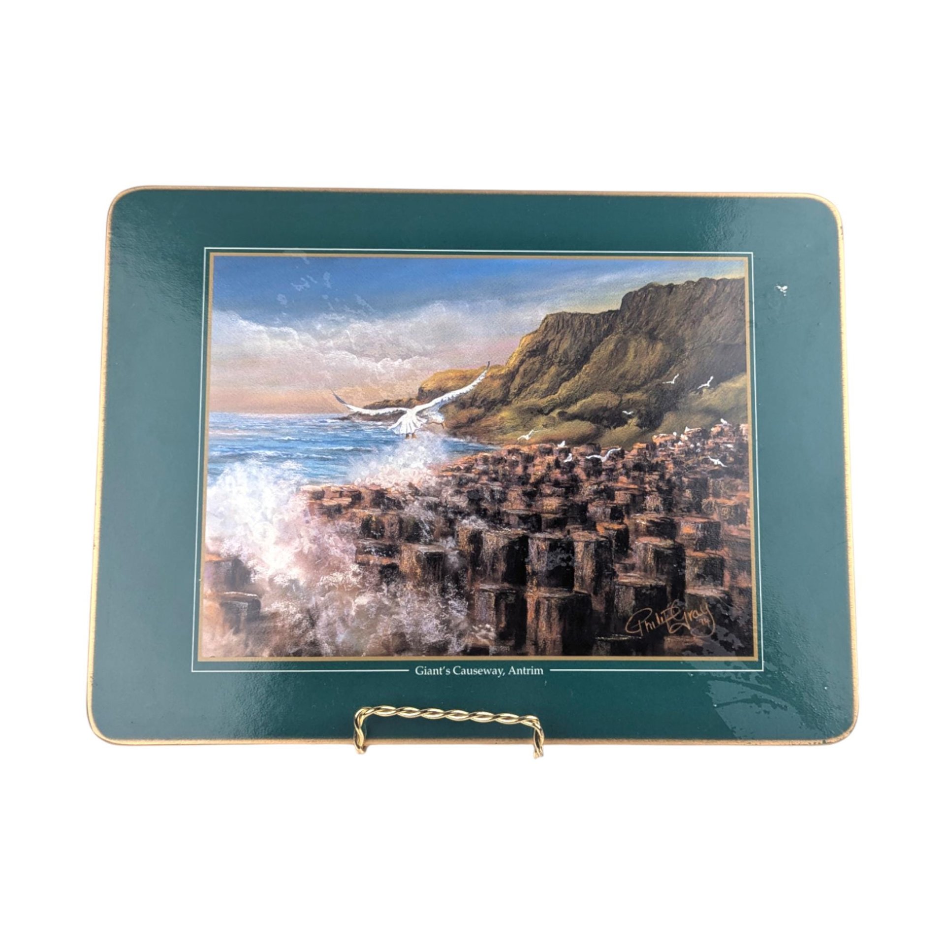 Vintage Irish View Placemat Set: John Hinde Ltd., Cork Back Table Mats, Set of 6