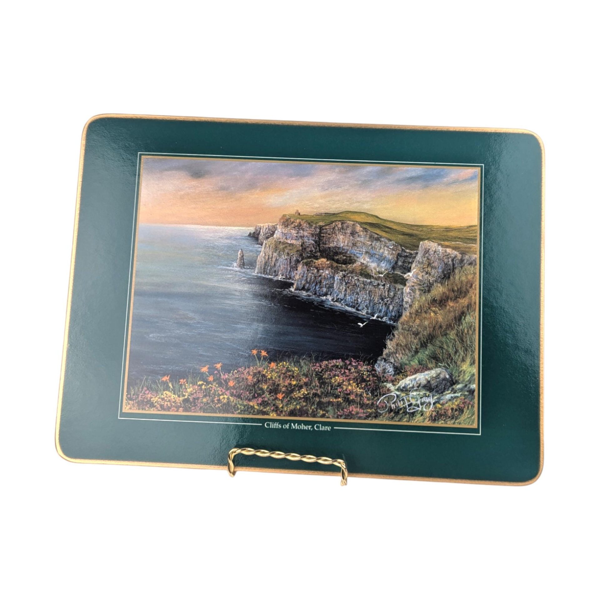 Vintage Irish View Placemat Set: John Hinde Ltd., Cork Back Table Mats, Set of 6