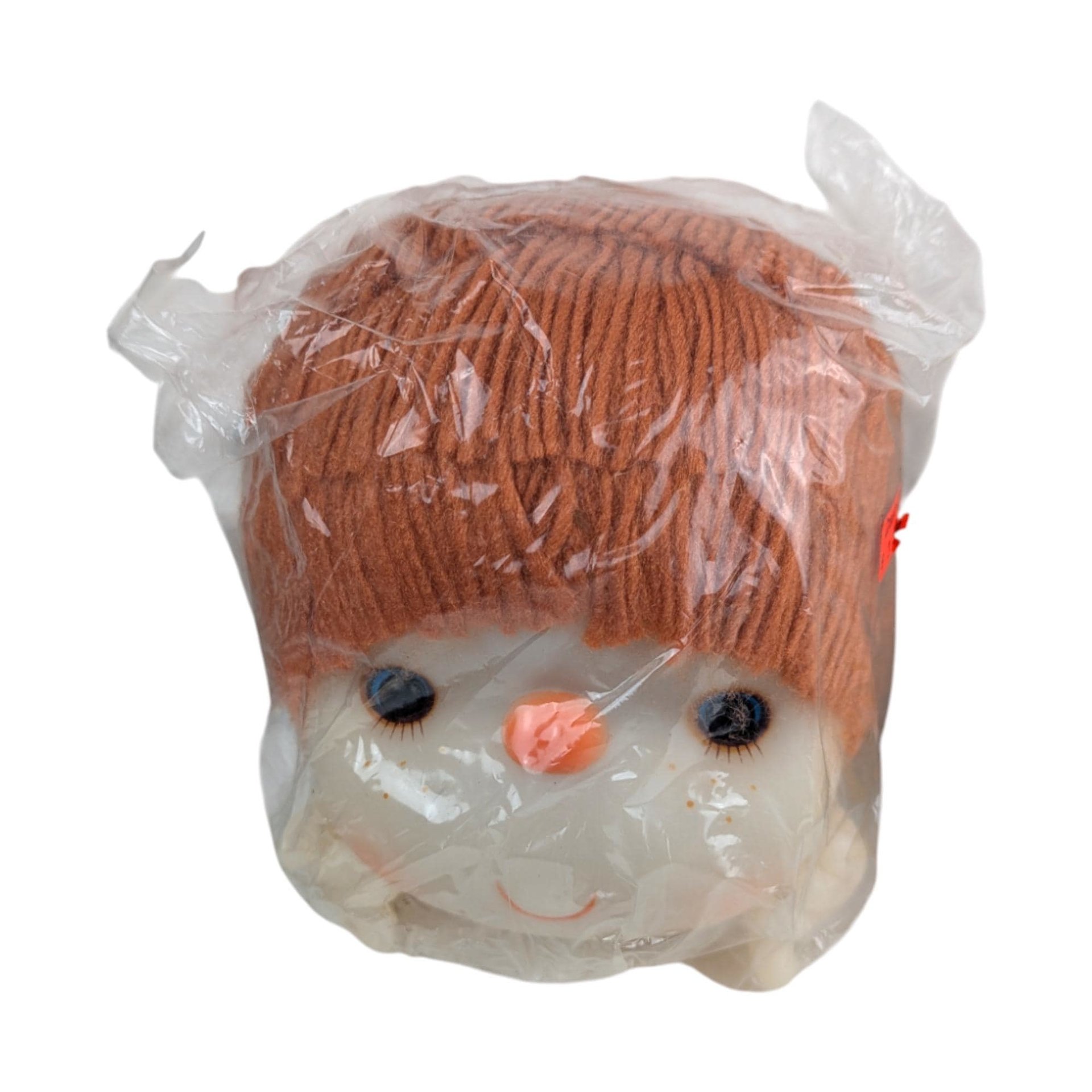 Vintage Set of 3 Large 6" Plastic Doll Heads and Hands Set: J.Shin Doll Making Supplies