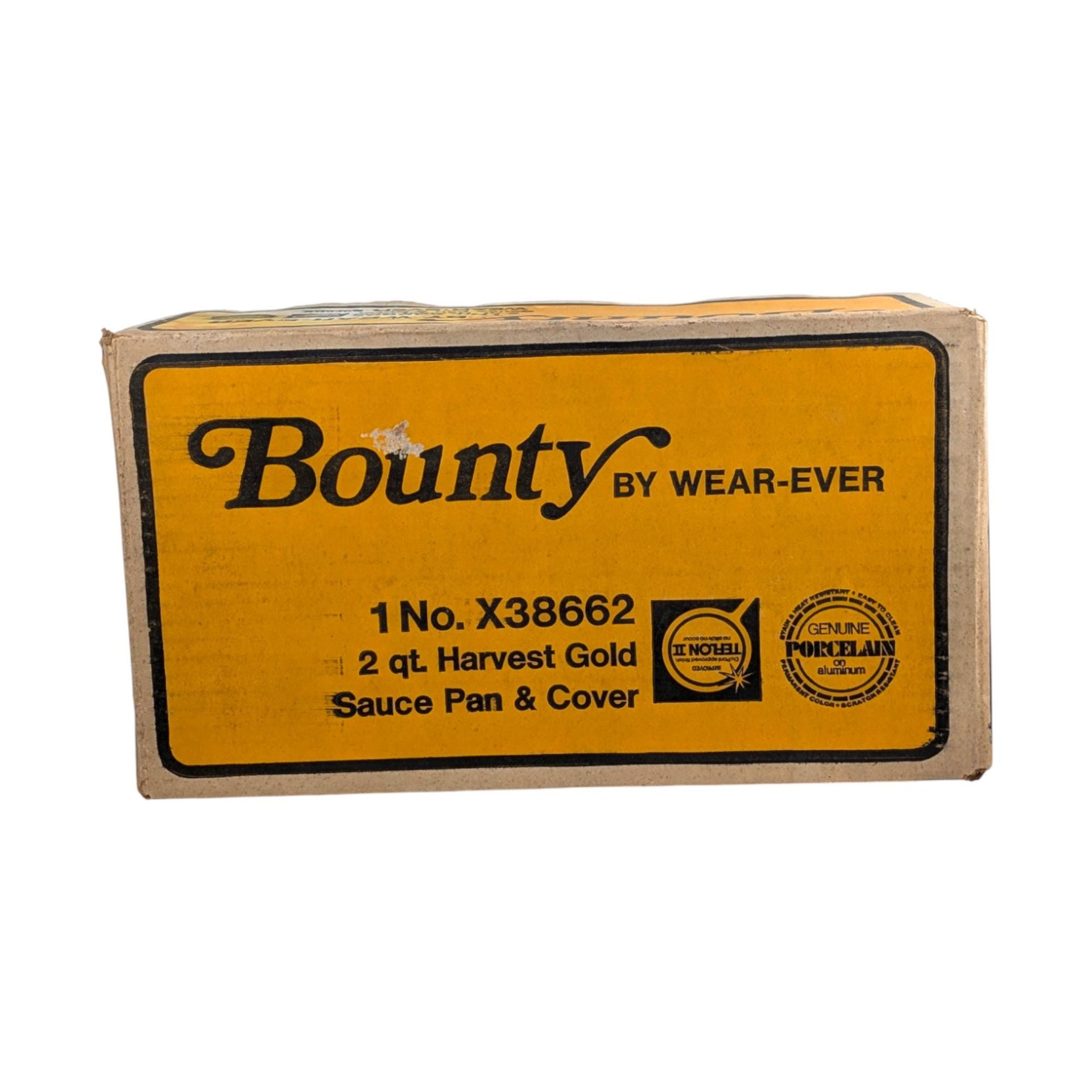 Vintage Bounty Harvest Gold Sauce Pan: Wear-Ever YOUR CHOICE of Size