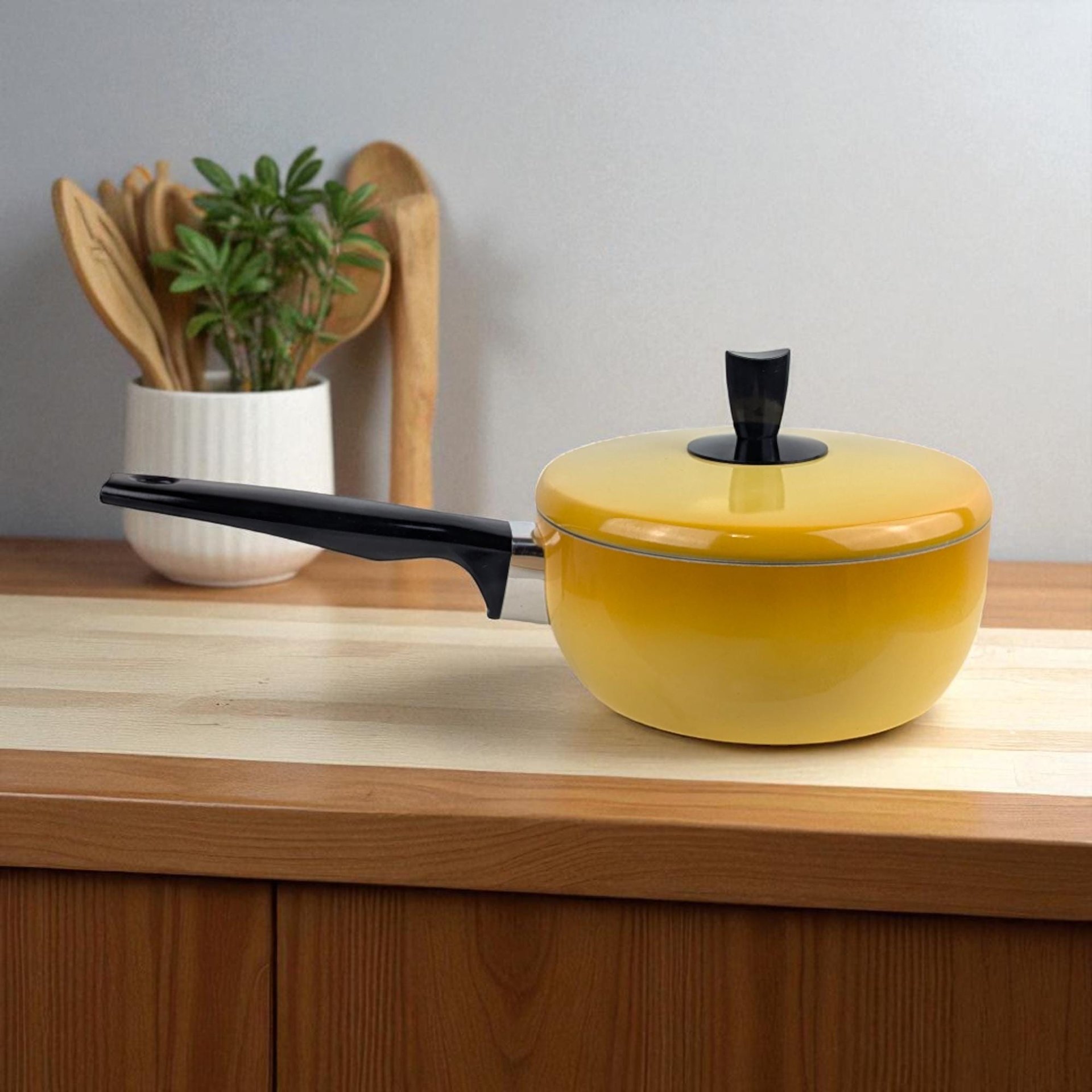 Vintage Bounty Harvest Gold Sauce Pan: Wear-Ever YOUR CHOICE of Size