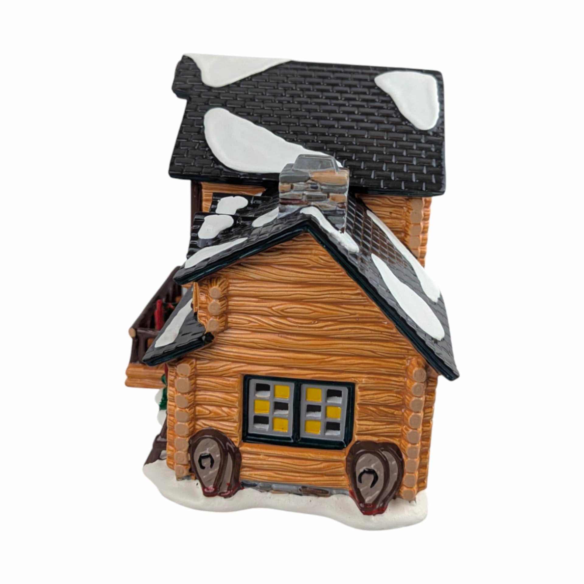 1996 Smokey Mountain Retreat: Dept 56 Snow Village Smoking Cabin