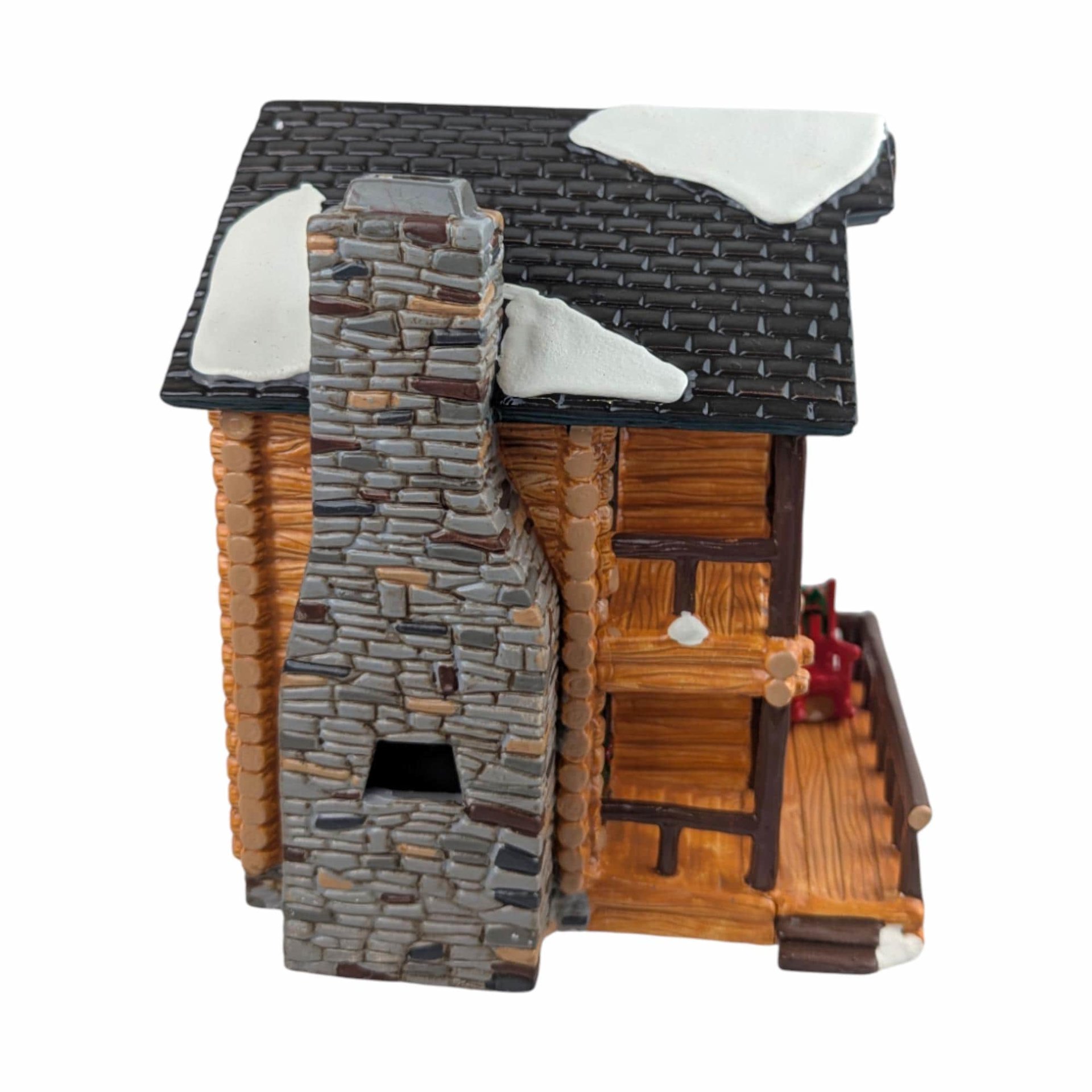 1996 Smokey Mountain Retreat: Dept 56 Snow Village Smoking Cabin