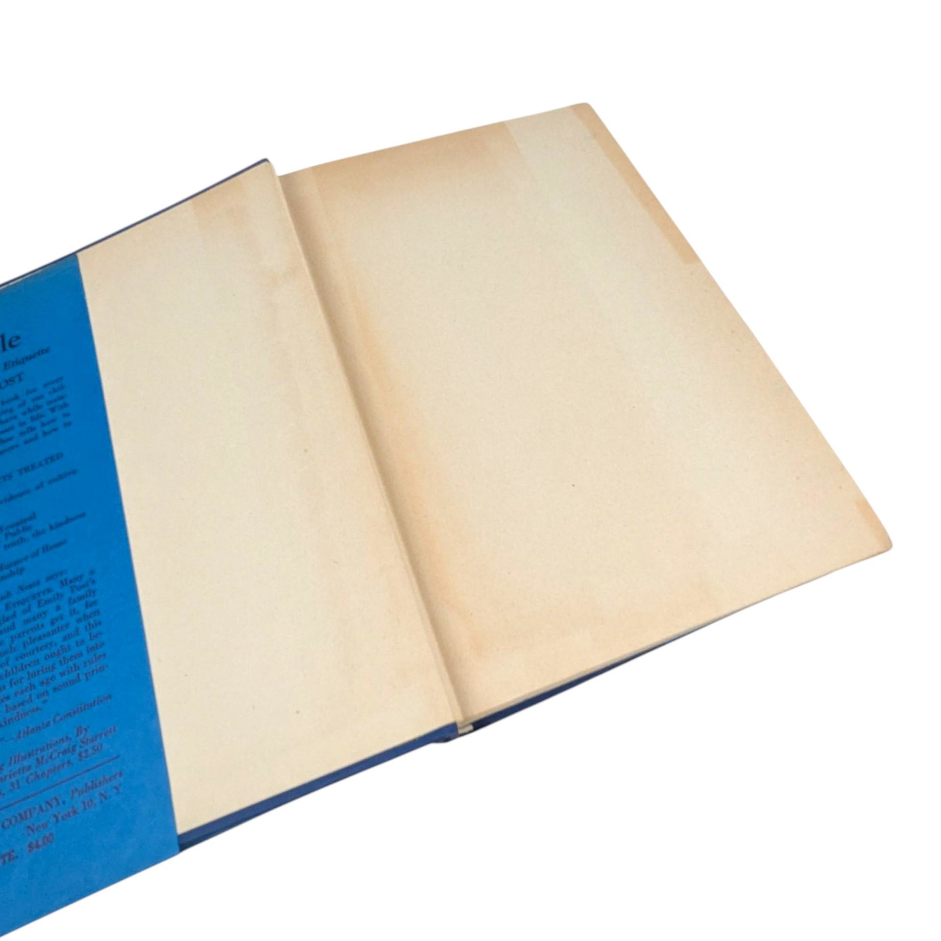 Vintage 1945 Etiquette Book: Emily Post's Blue Book of Social Usage, Post-War Manners Guide