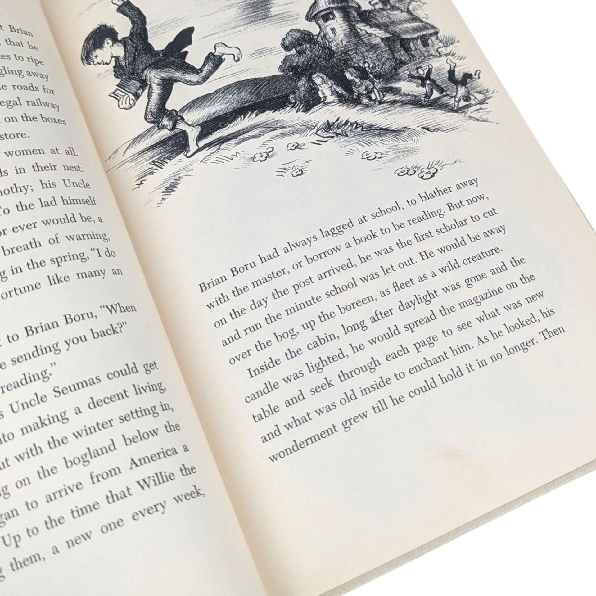 Vintage 1956 Ruth Sawyer Book: The Enchanted Schoolhouse, Irish Folklore Fantasy Novel