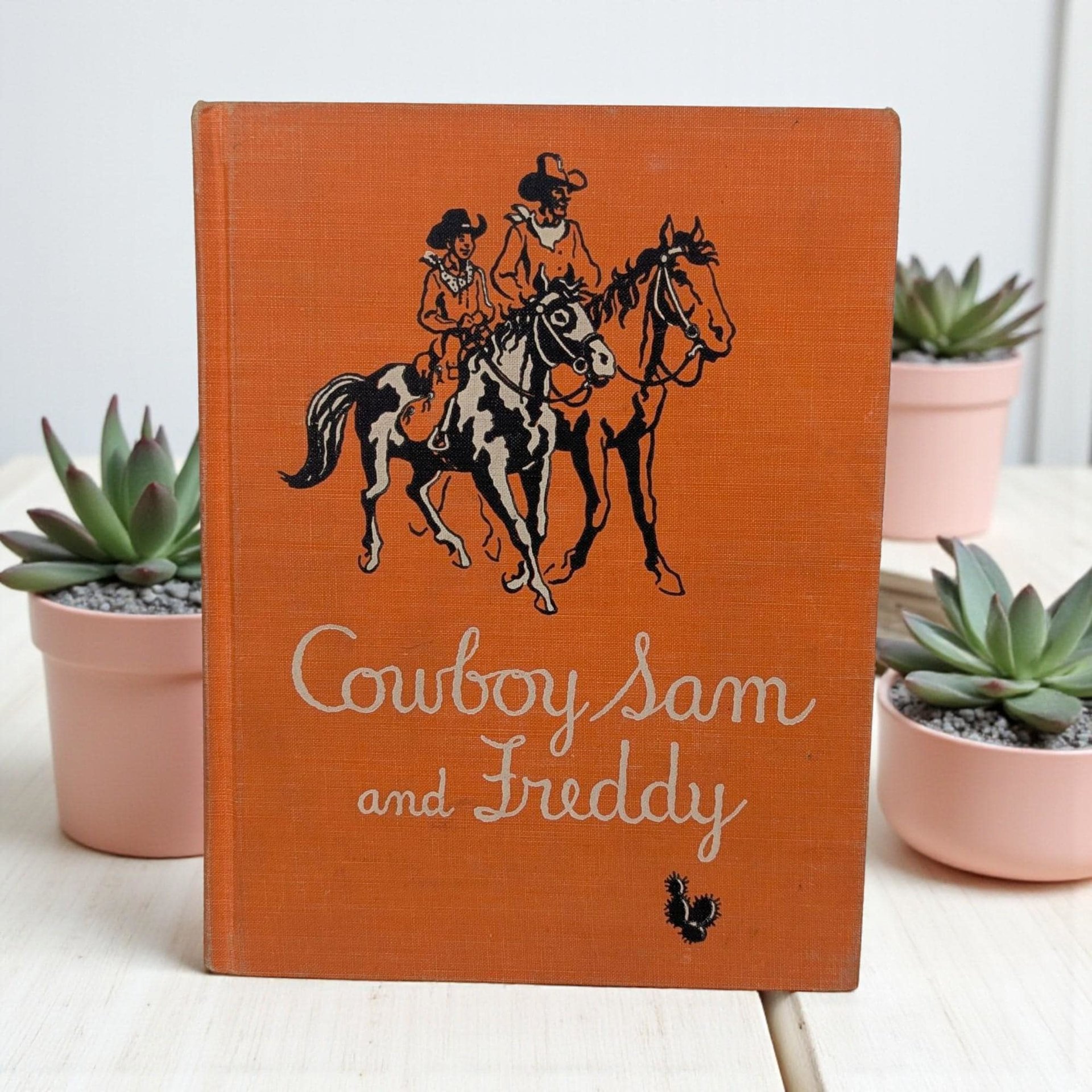 Vintage 1951 Cowboy Sam Book: Cowboy Sam and Freddy by Edna Walker Chandler, Western Reader