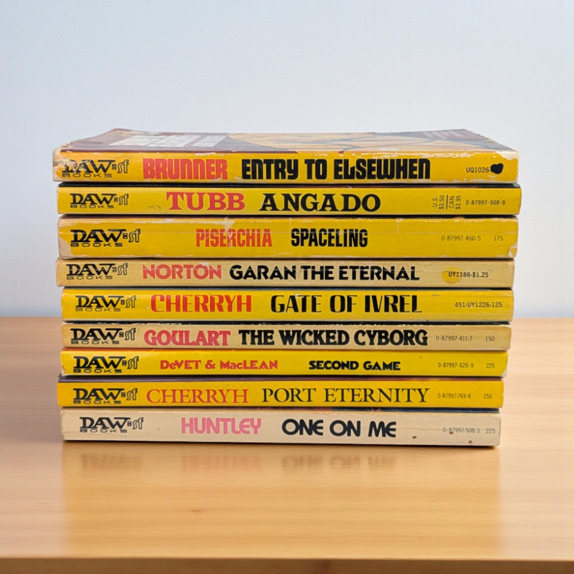 Vintage Sci-Fi Paperback Book: Your Choice of Classic DAW Novels