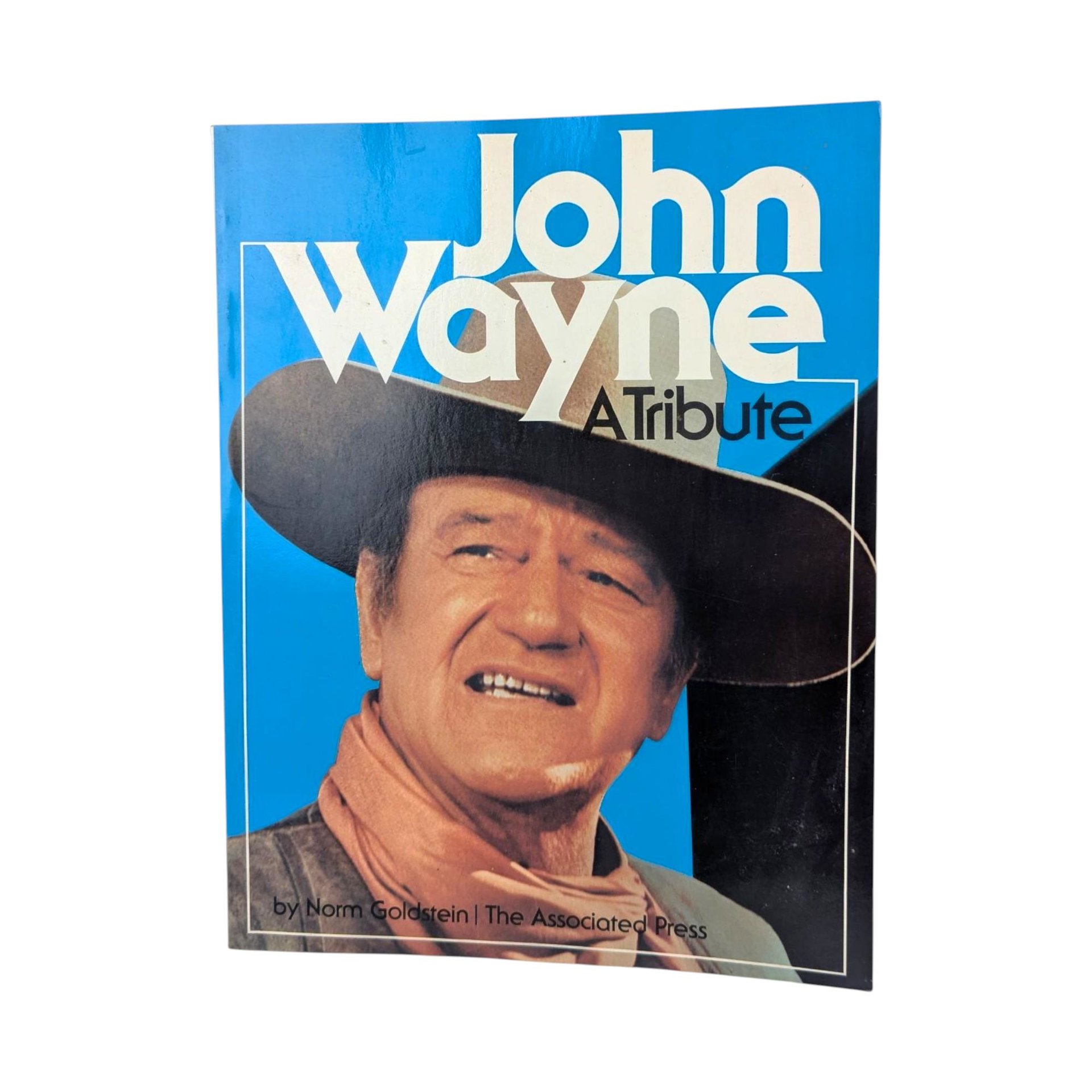 Vintage 1979 John Wayne A Tribute Book: Associated Press Softcover Bio