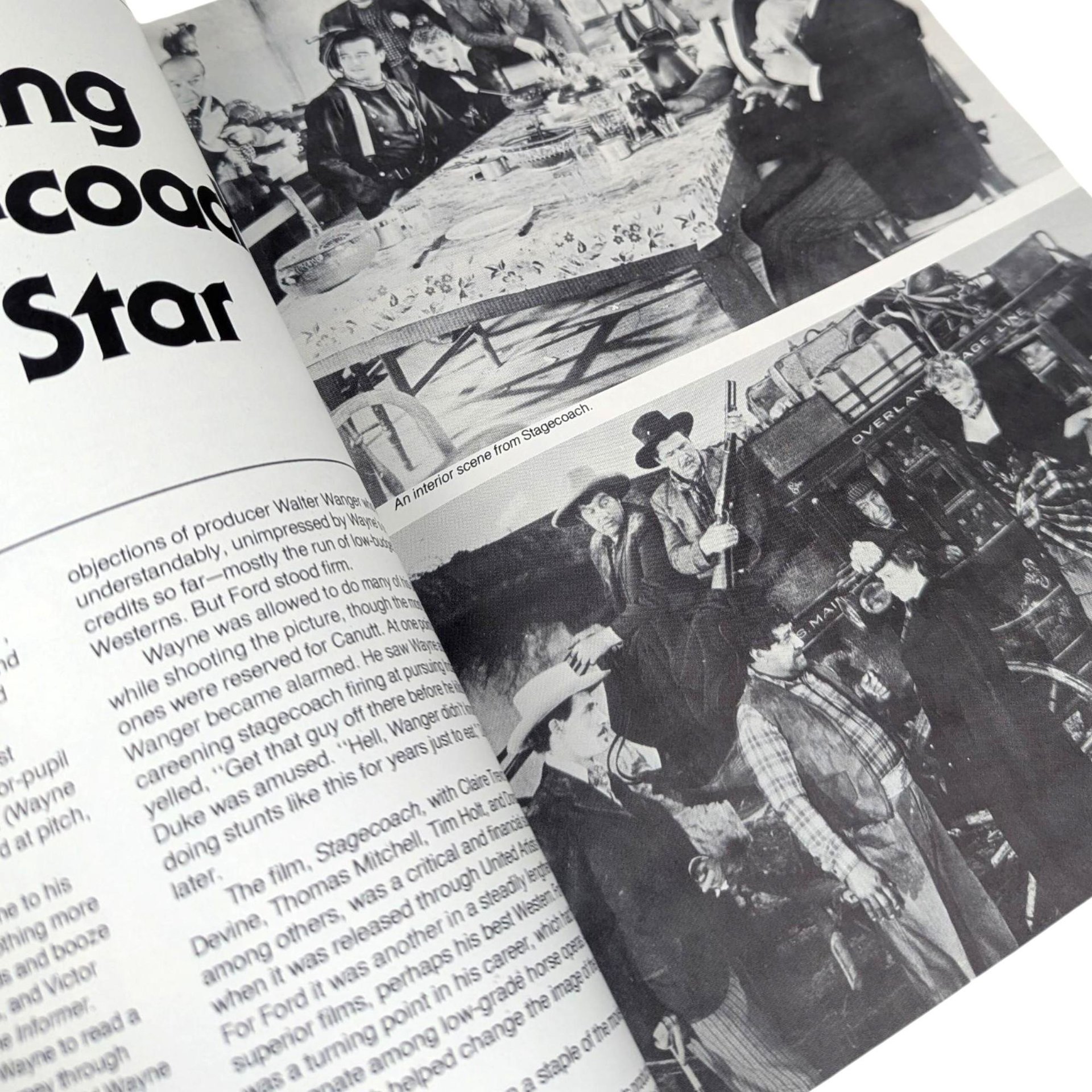 Vintage 1979 John Wayne A Tribute Book: Associated Press Softcover Bio