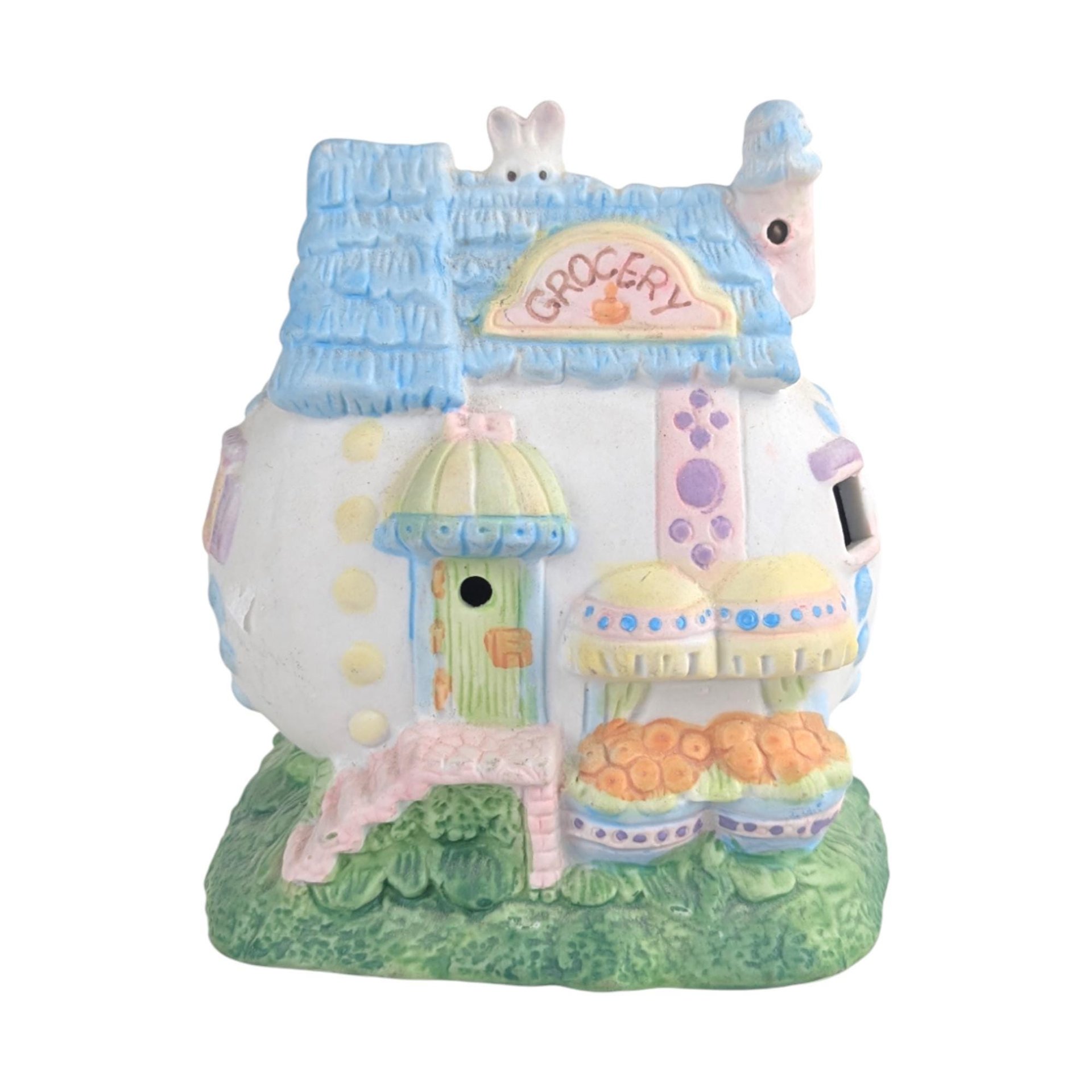 Vintage Ceramic Easter Village Building: Hoppy Hollow Decor, Your Choice