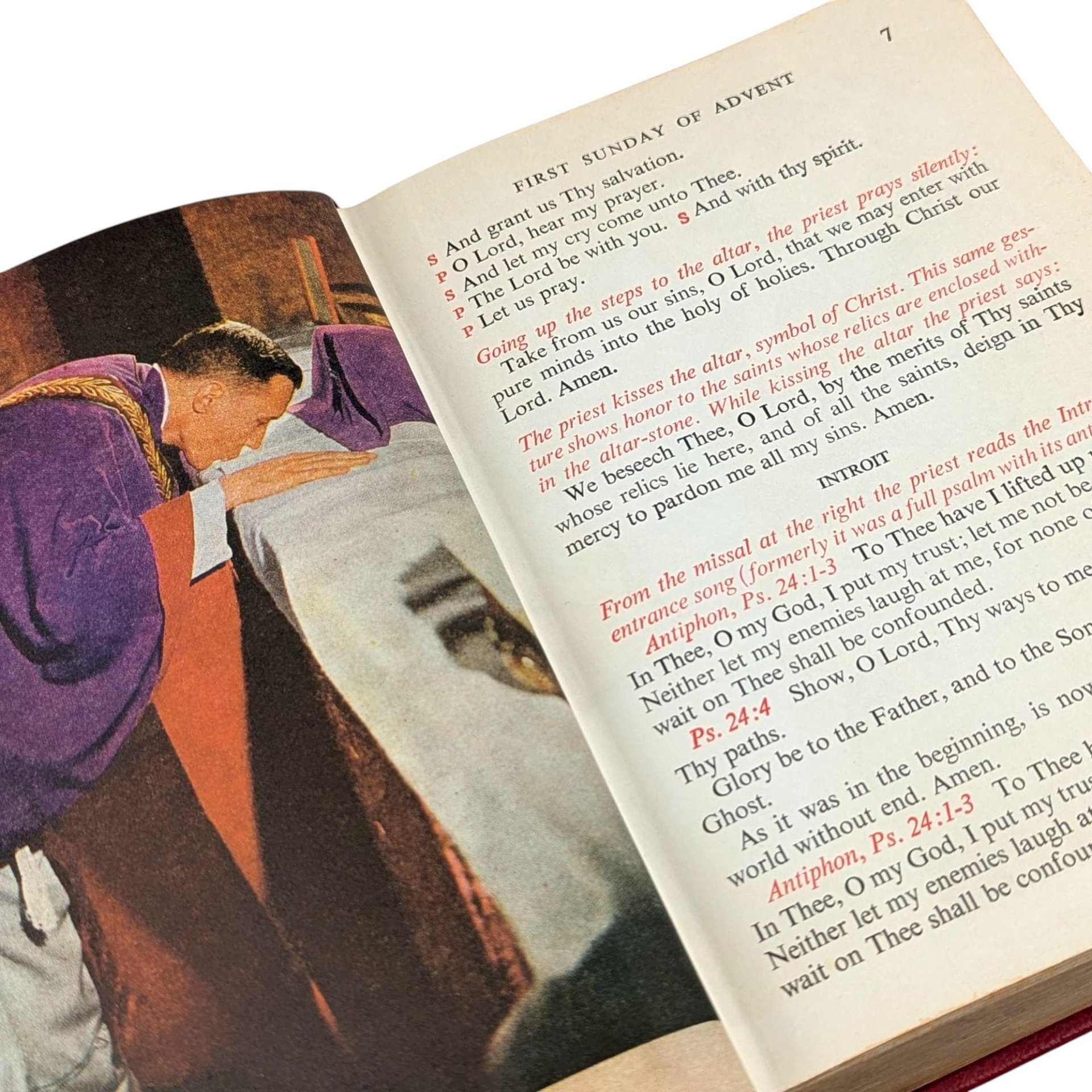 Vintage 1959 The Catholic Missal: Reverend O'Connell & Martin Hardcover
