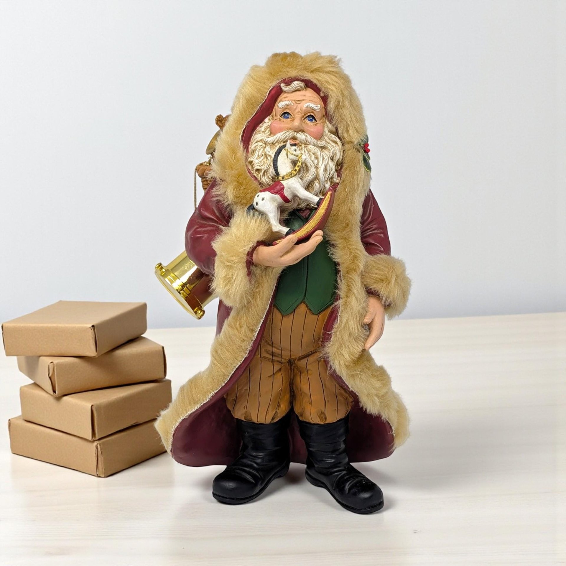 Vintage 1990s 21st Century Claus: Midwest of Cannon Falls Santa Figure