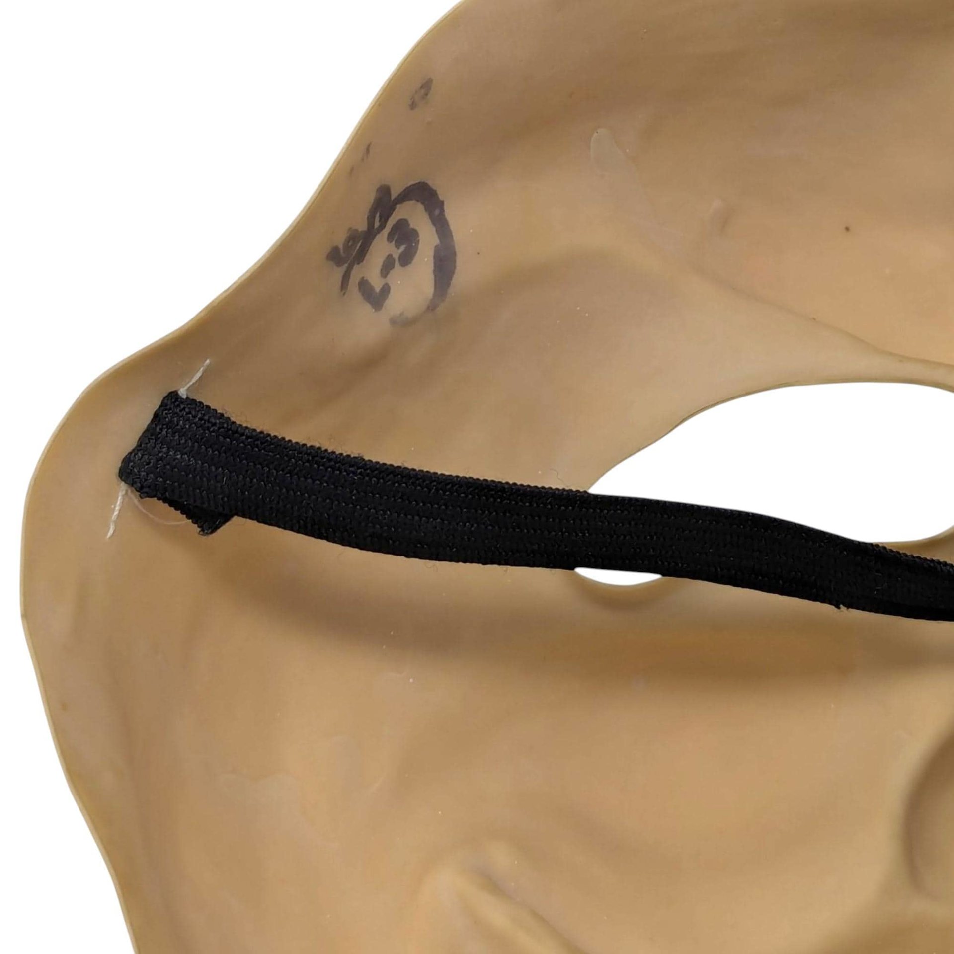 Vintage Scary Clown Mask: Made in Mexico Rubber Halloween Prop