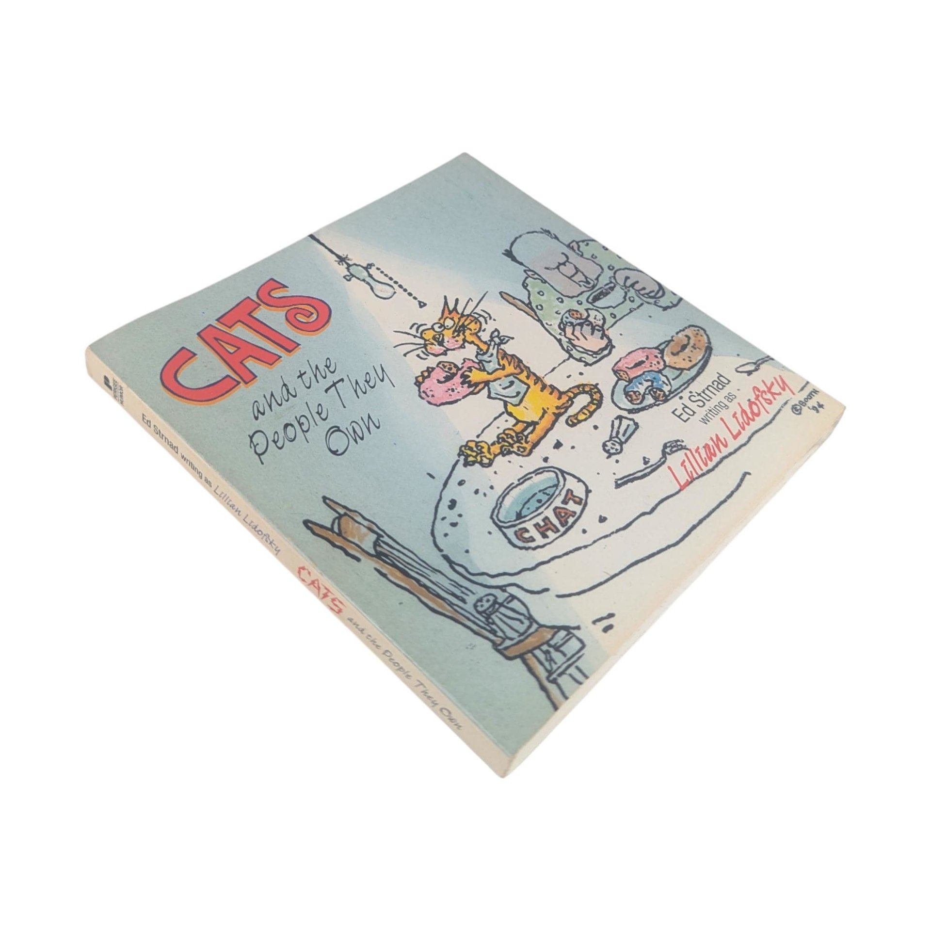 Vintage 1995 Cats and the People They Own: Ed Strnad Comic Humor Book