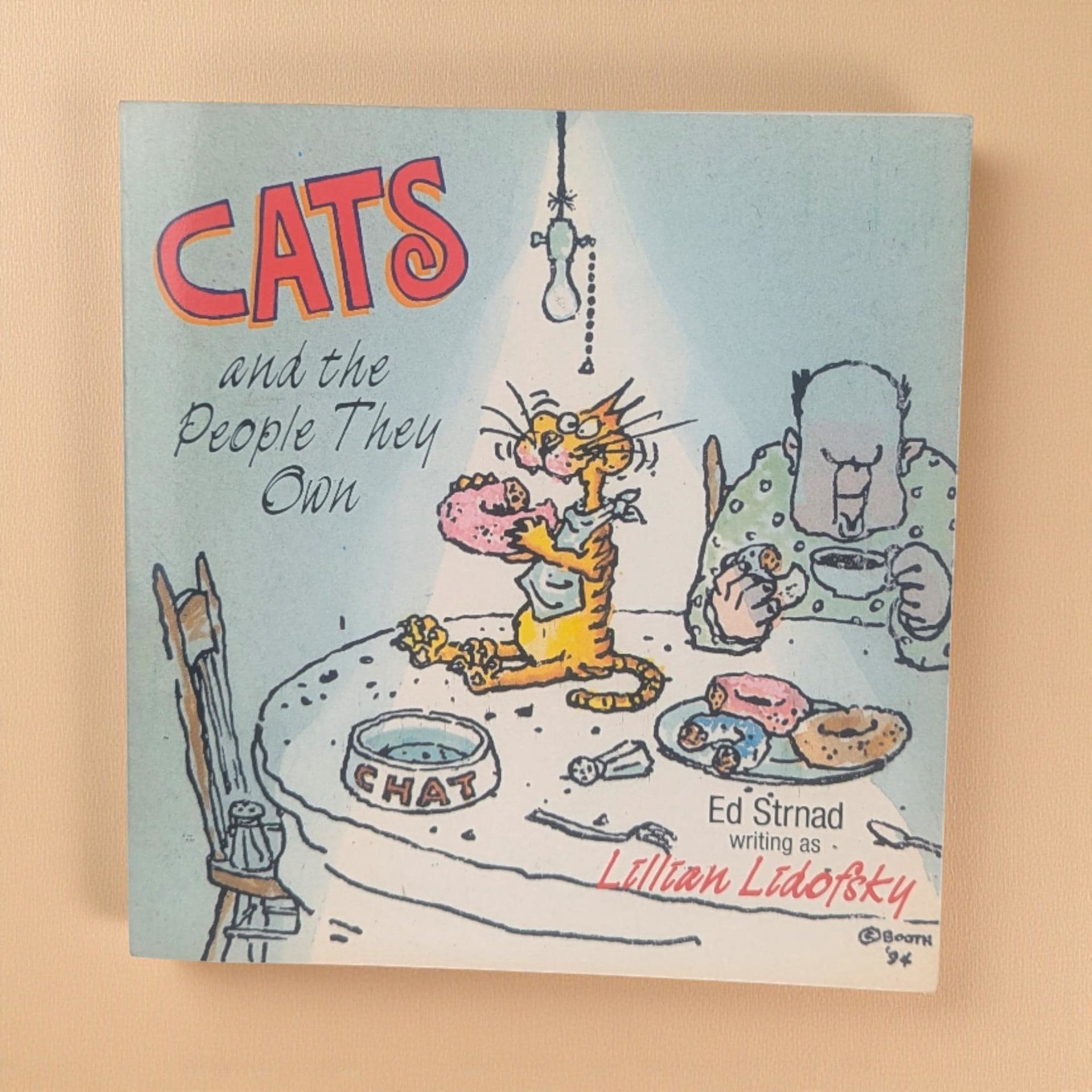 Vintage 1995 Cats and the People They Own: Ed Strnad Comic Humor Book