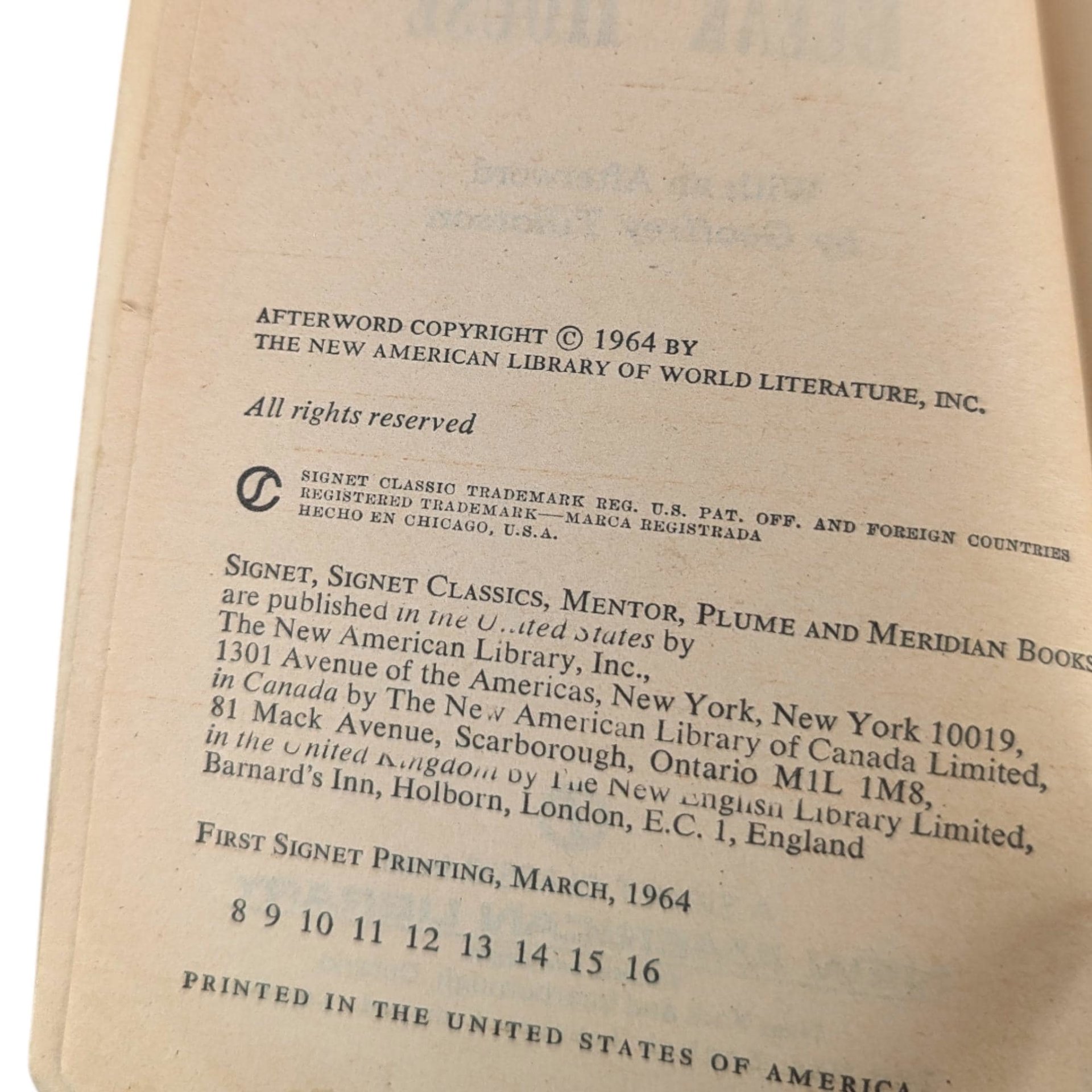 Vintage Charles Dickens Paperback: Your Choice Signet Classic Novel