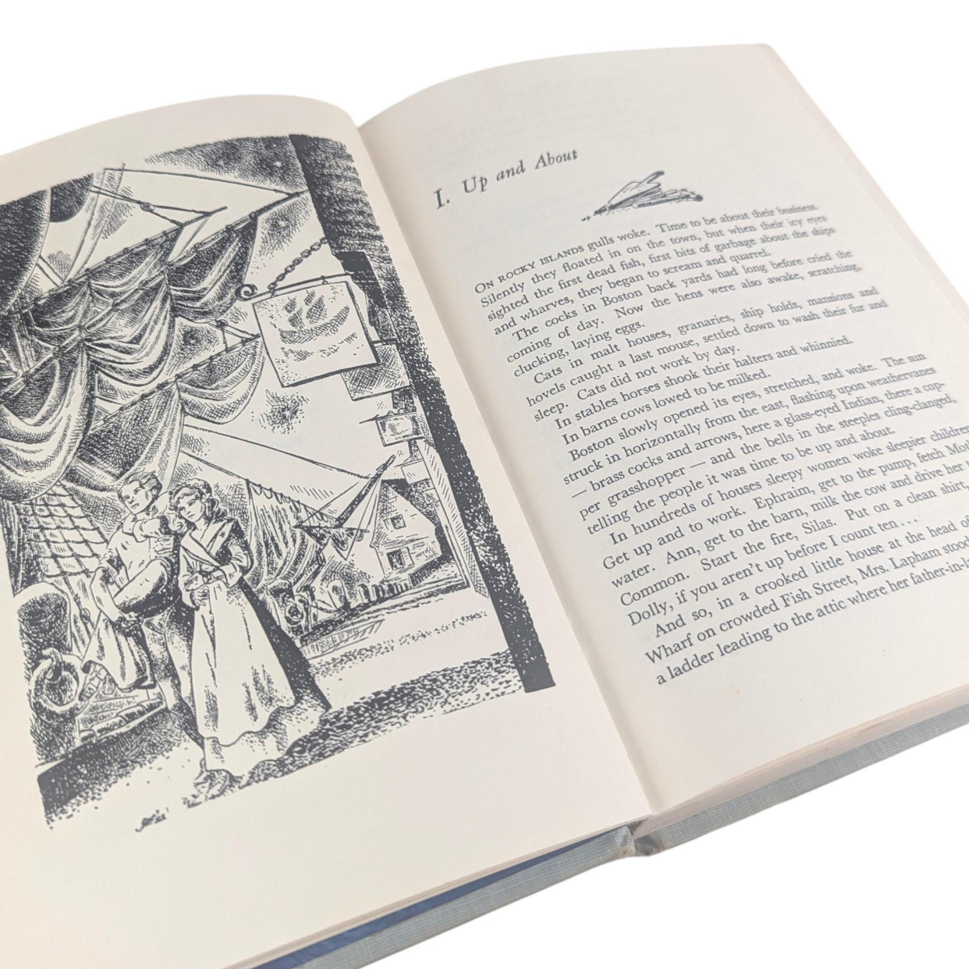 Vintage 1943 Johnny Tremain Novel: Esther Forbes Newbery Medal Winner